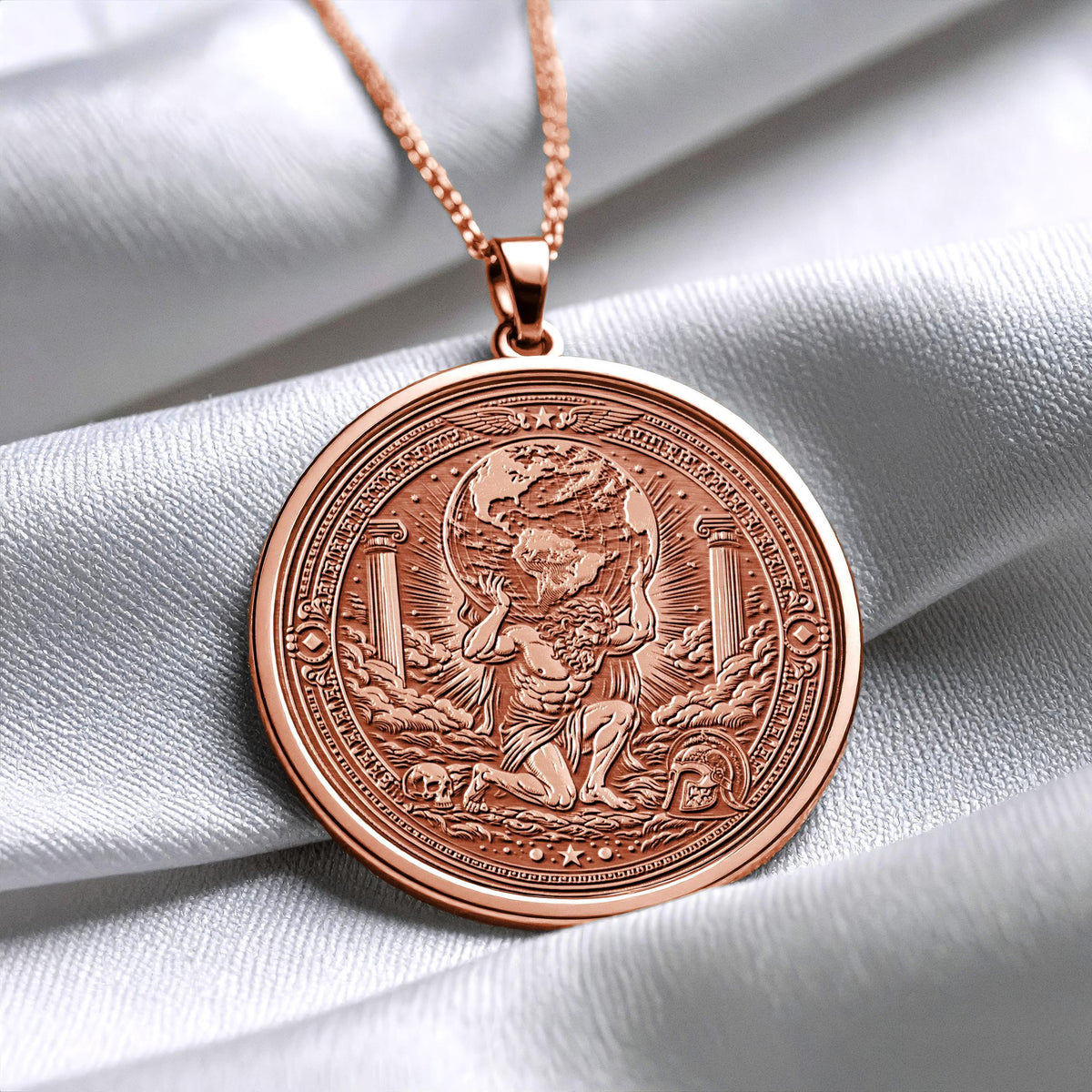 Atlas pendant - Greek titan of the sky
