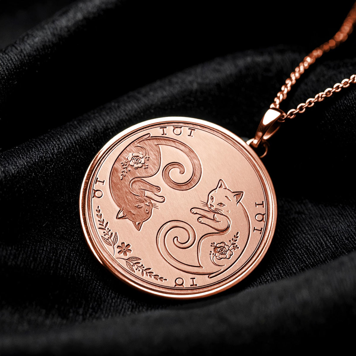 Mystic Cat Pendant – Celestial Cat Lover Necklace