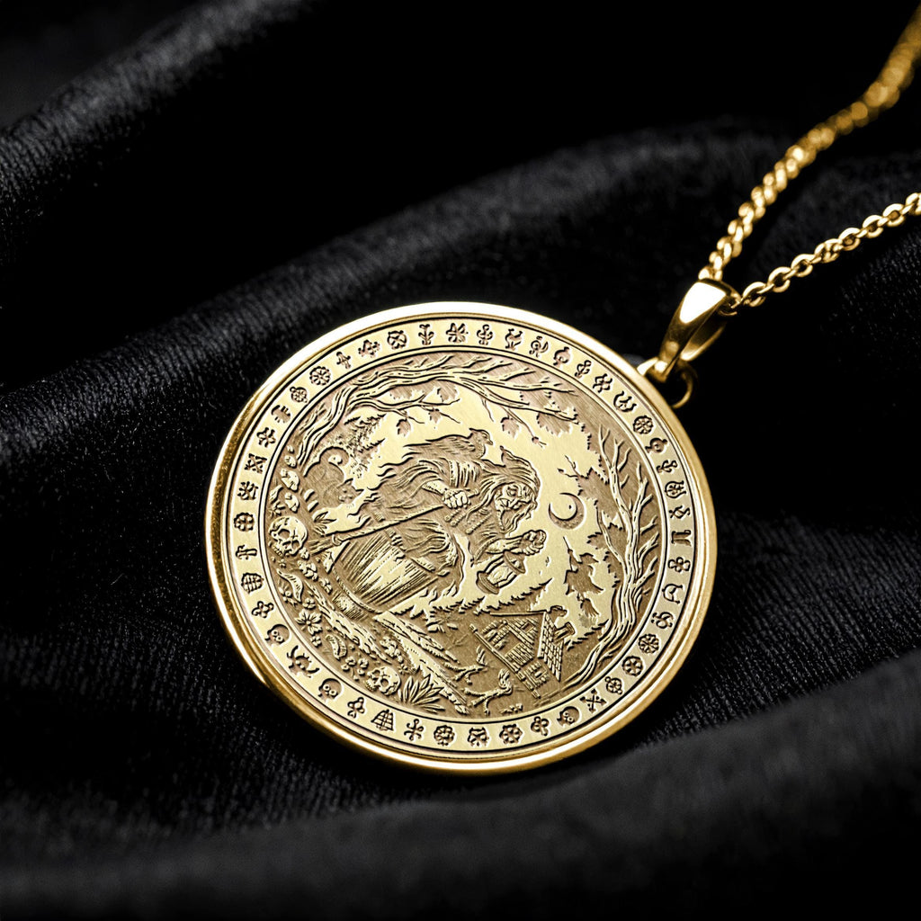 Baba Yaga – Slavic Folklore Inspired Mystic Pendant