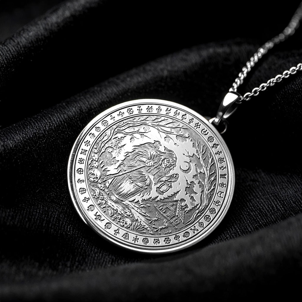 Baba Yaga – Slavic Folklore Inspired Mystic Pendant