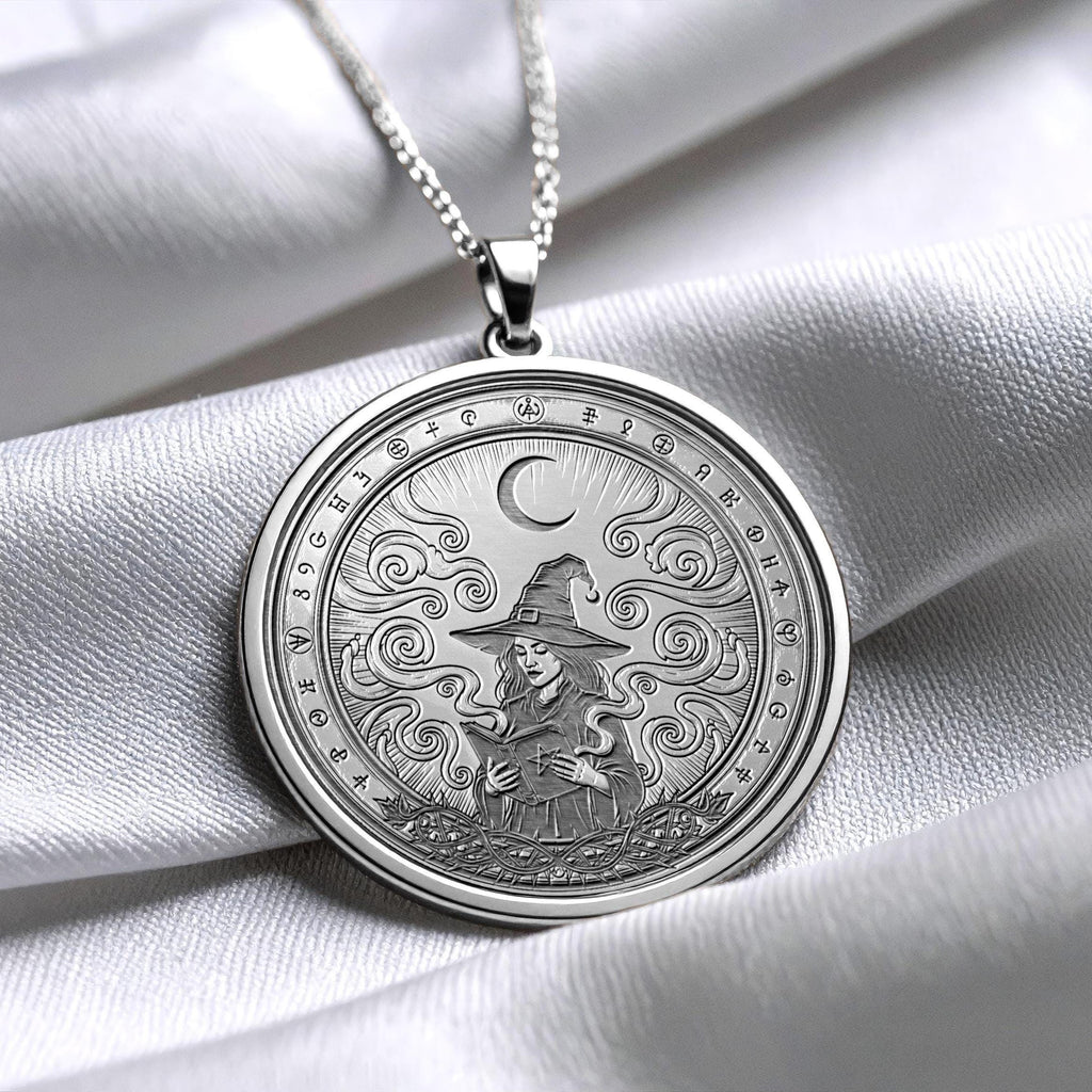 Witch Necklace – Magic Witchcraft Medallion Pendant