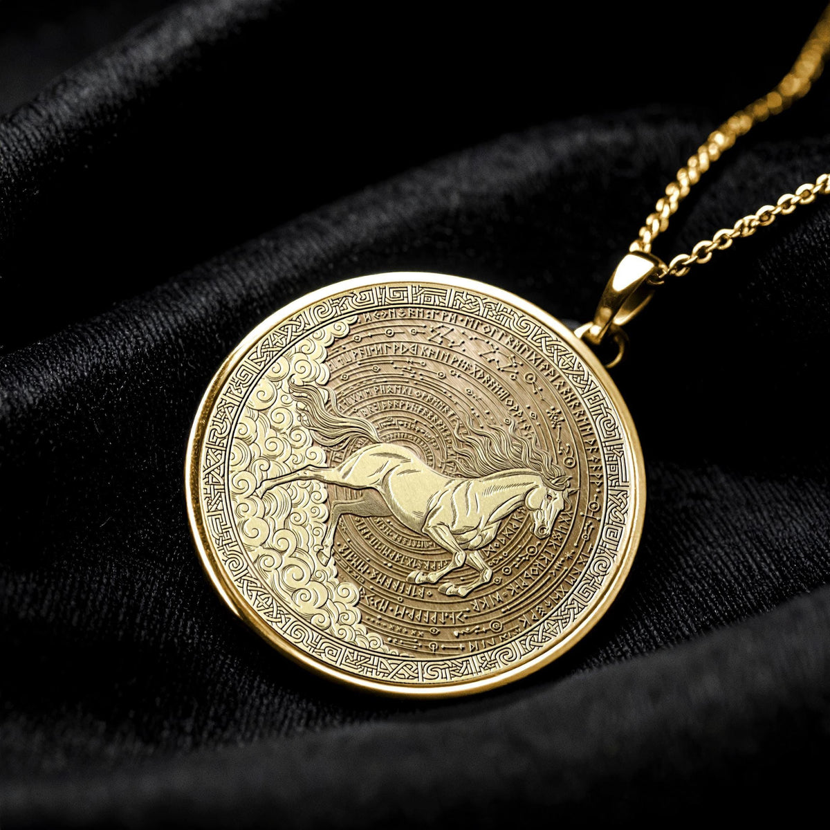 Sleipnir Necklace – Elegant Equestrian Pendant Gift