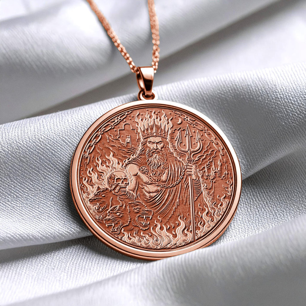 Hades Necklace Greek God Underworld Guardian