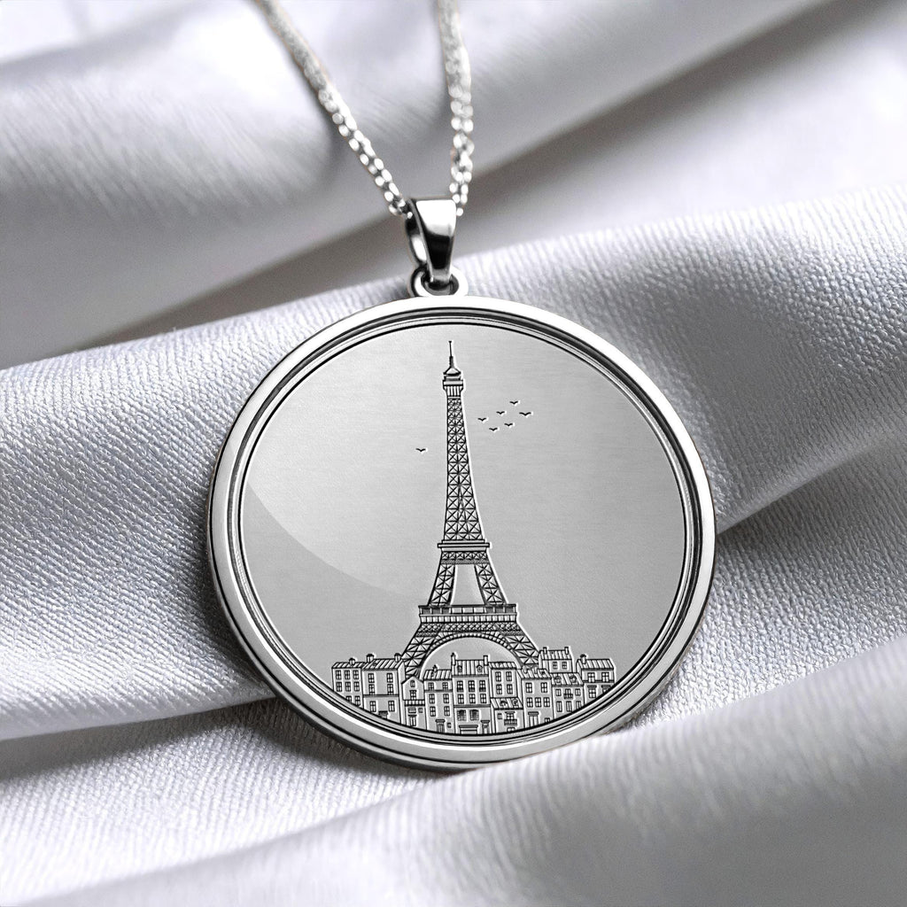 Paris Gold Charm – Minimalist Travel Necklace 278