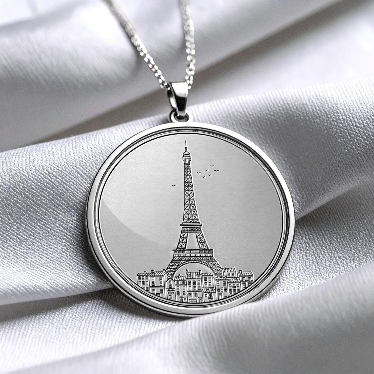 Paris Gold Charm – Minimalist Travel Necklace 278