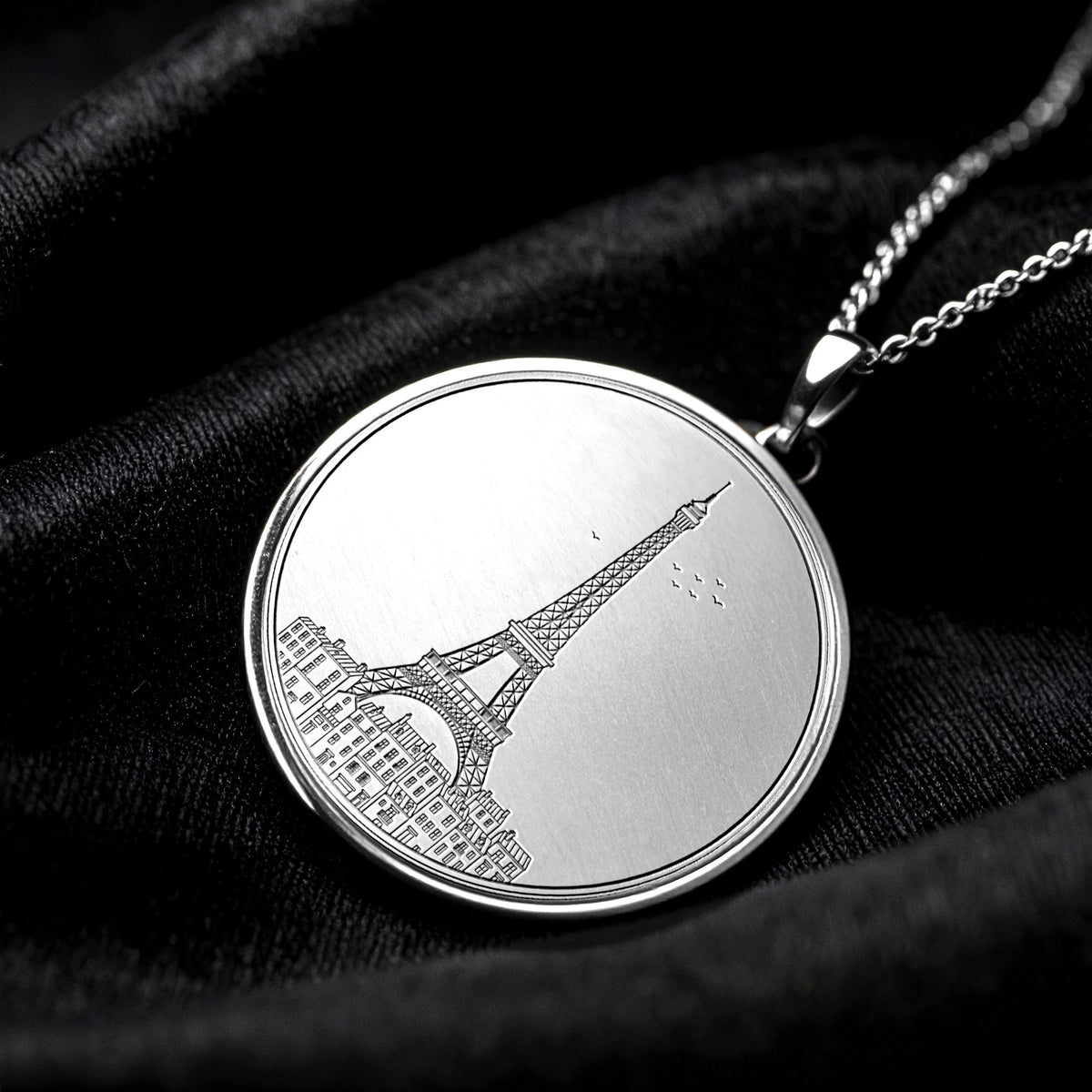 Paris Gold Charm – Minimalist Travel Necklace 278
