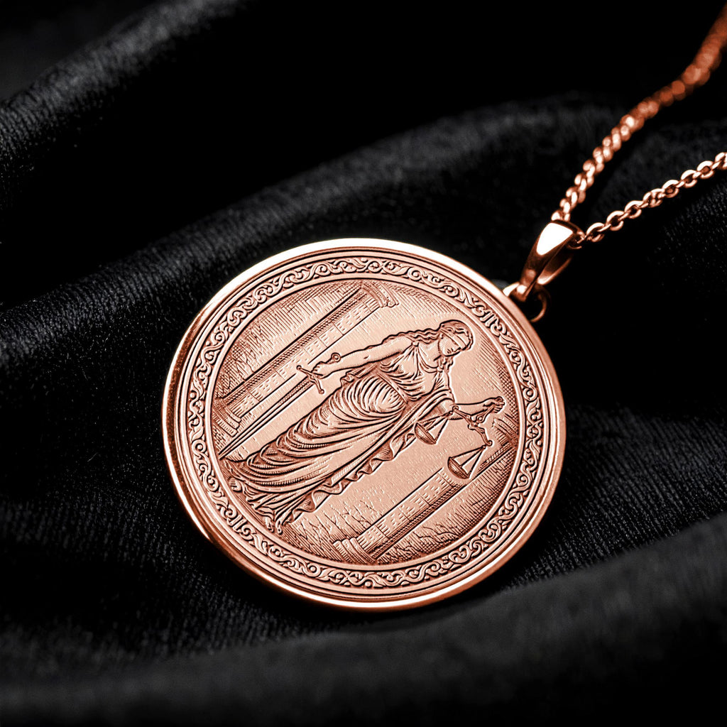 Themis Necklace: Divine Justice Goddess Pendant