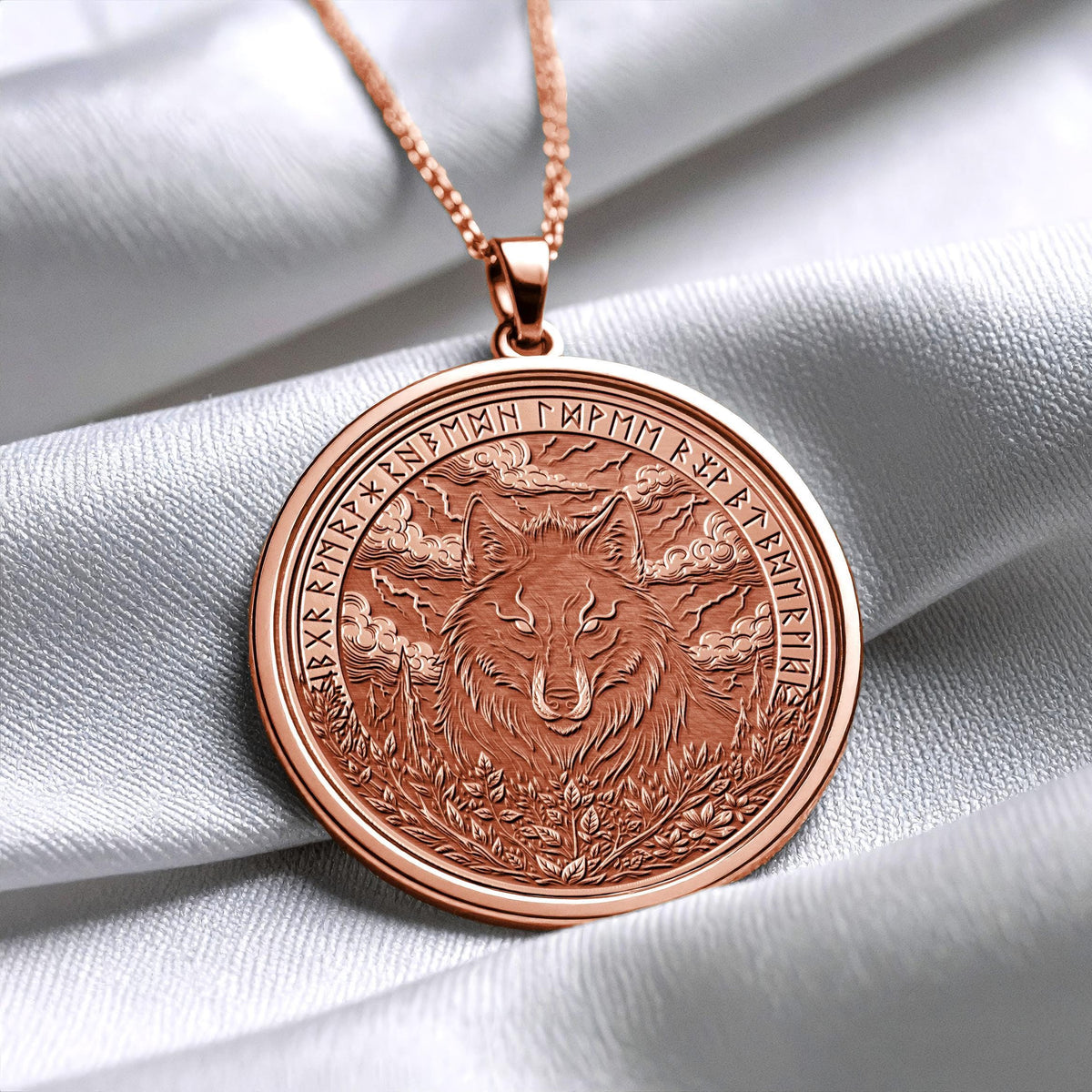 Fenrir Wolf Necklace – Norse Mythology Pendant Inspired by Viking Legend