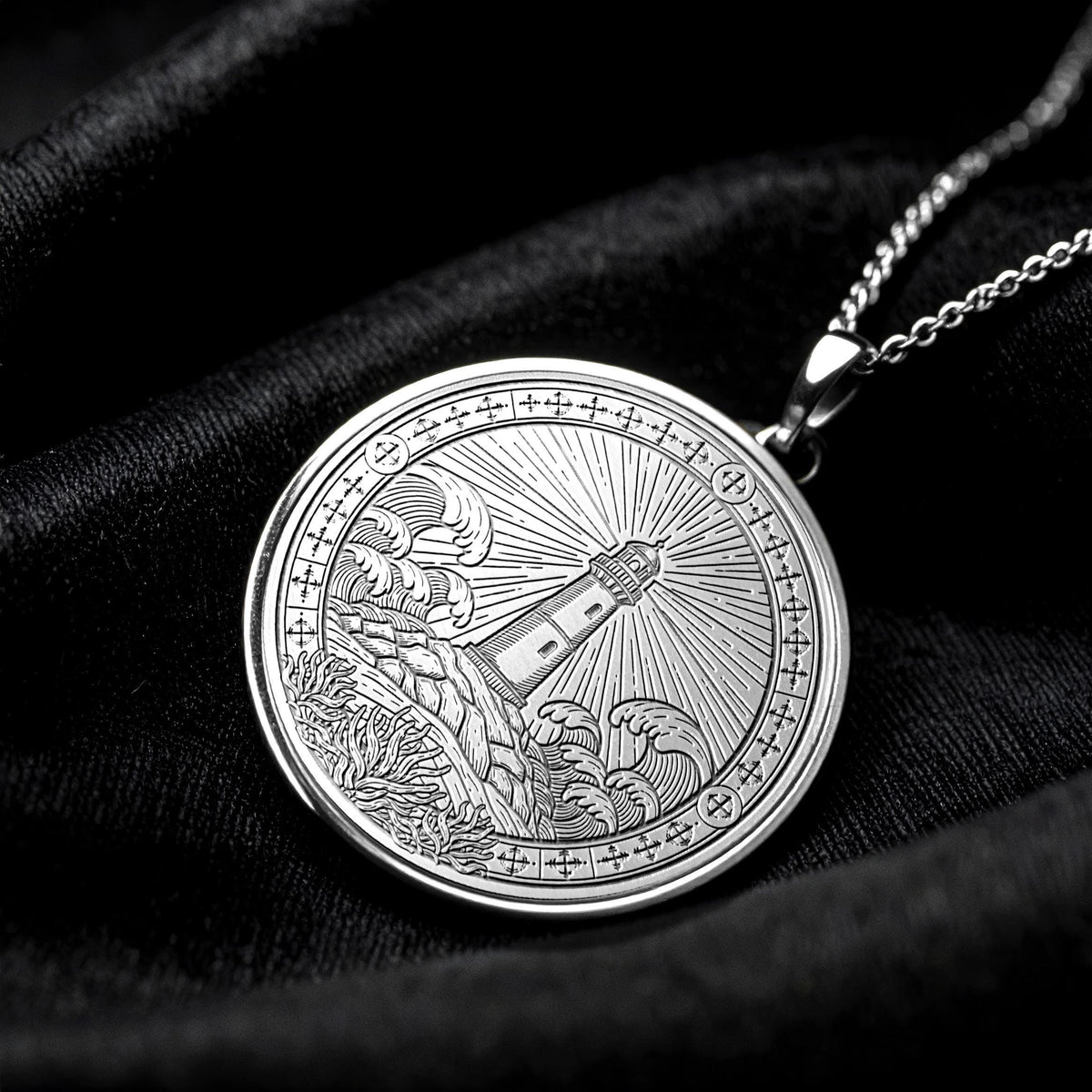 Nautical Lighthouse Pendant Ocean Jewelry
