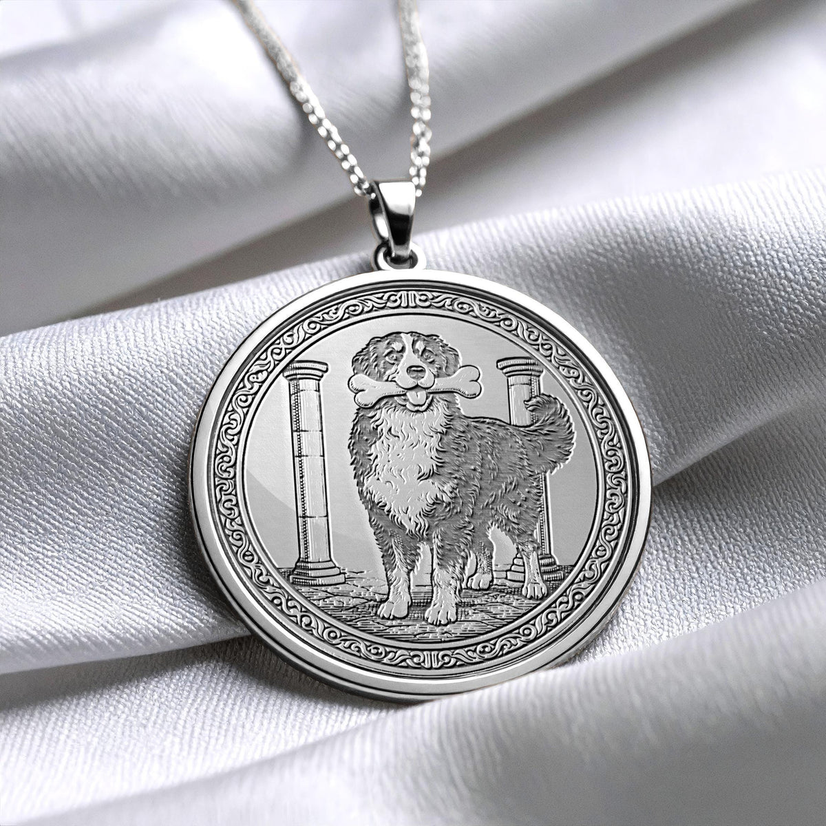 Bernese Dog Pendant – Necklace of Love and Devotion