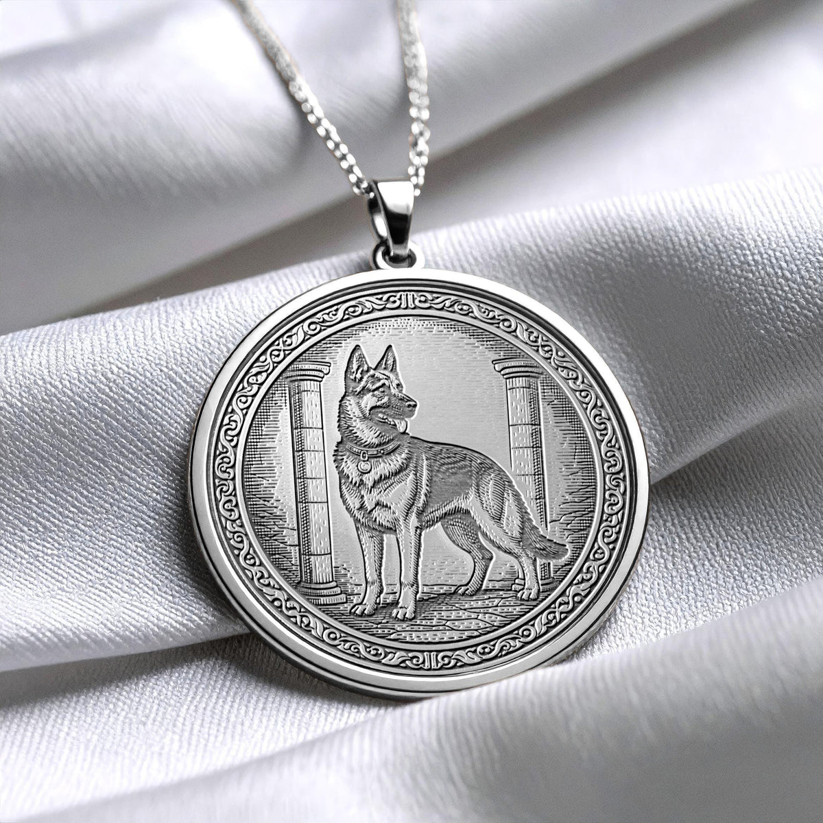 German Shepherd Necklace – Symbol of Loyalty and Strength