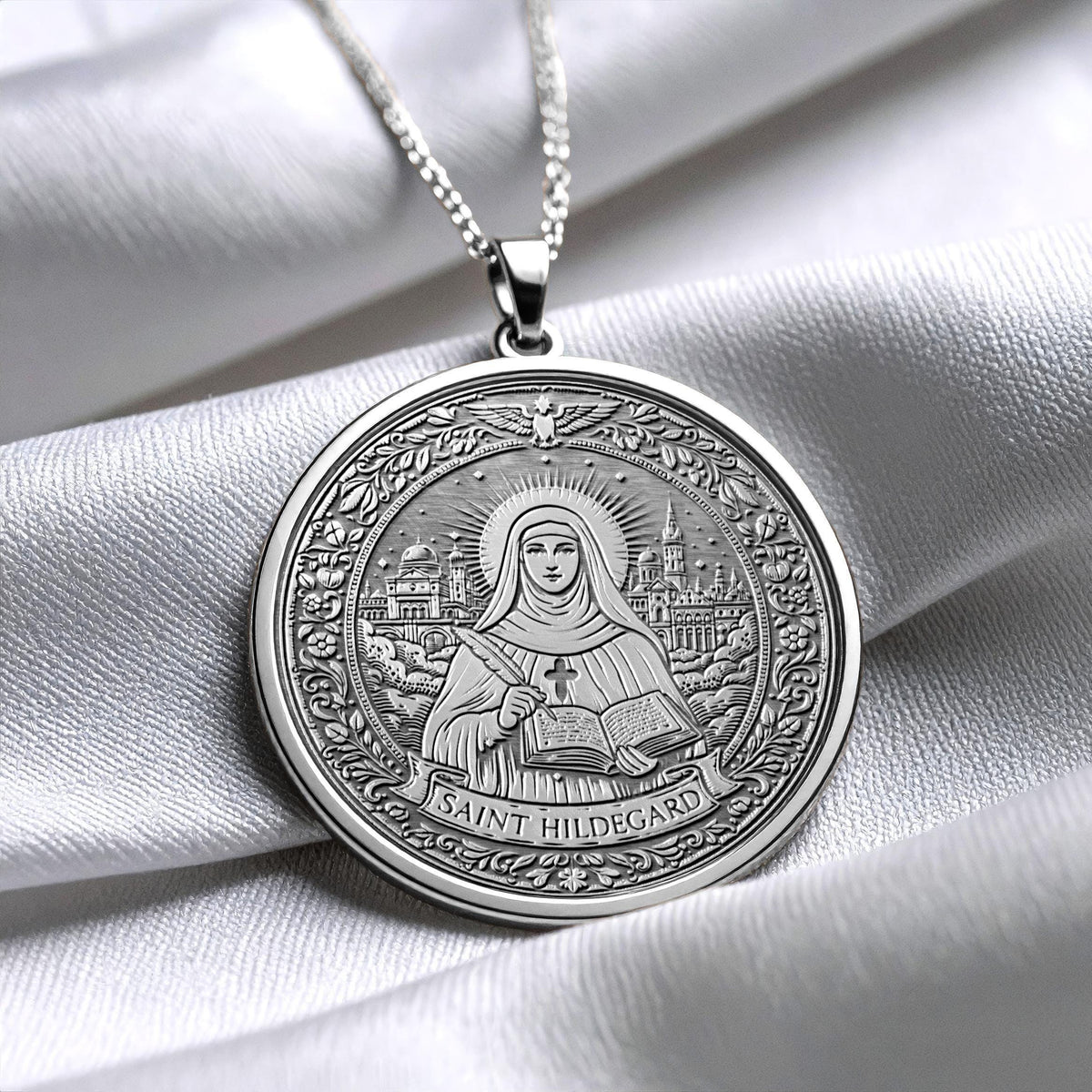 Saint Hildegard Necklace – Healing Pendant for Faith and Spiritual Guidance