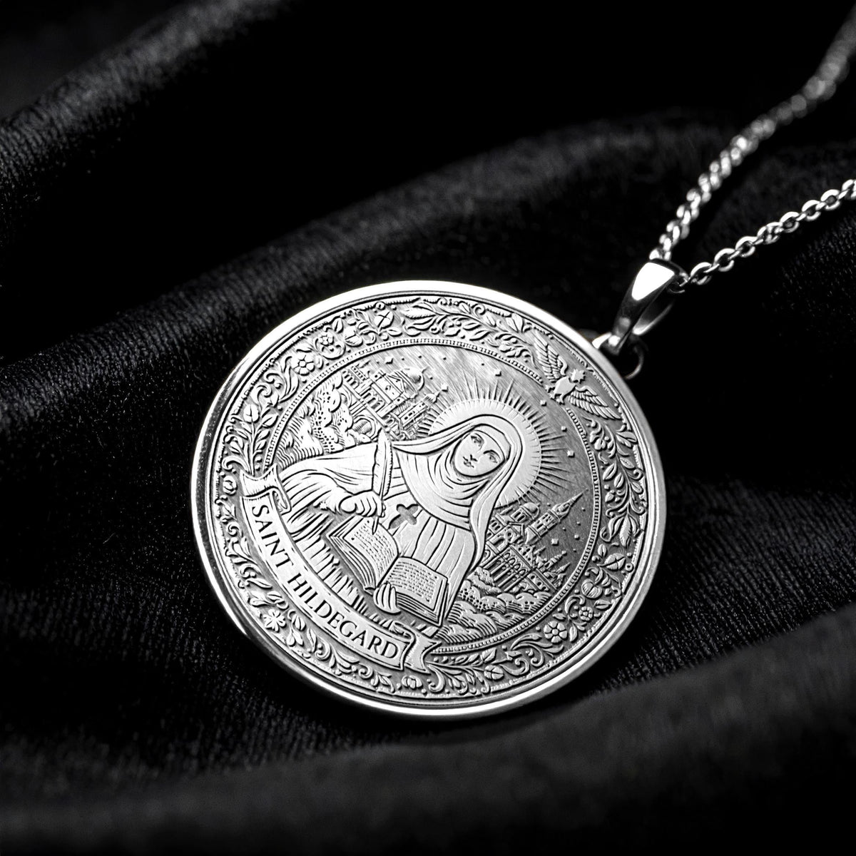 Saint Hildegard Necklace – Healing Pendant for Faith and Spiritual Guidance