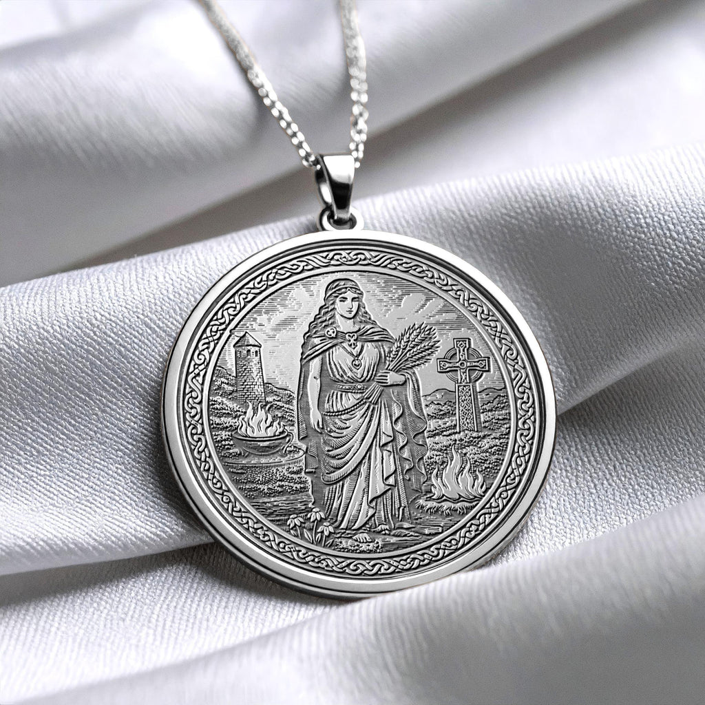 Celtic Goddess Brigid Pendant – Goddess of Light and Inspiration