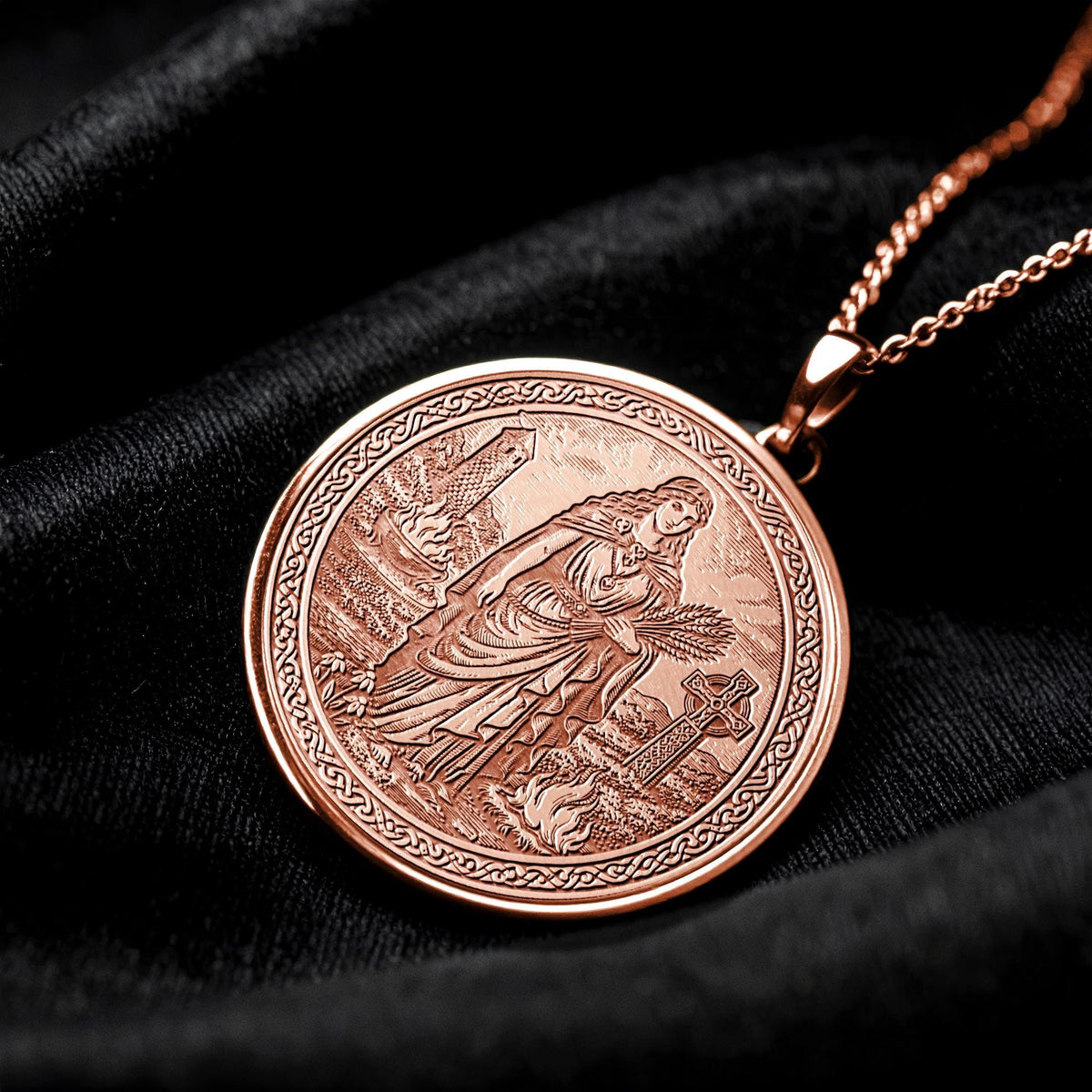 Celtic Goddess Brigid Pendant – Goddess of Light and Inspiration