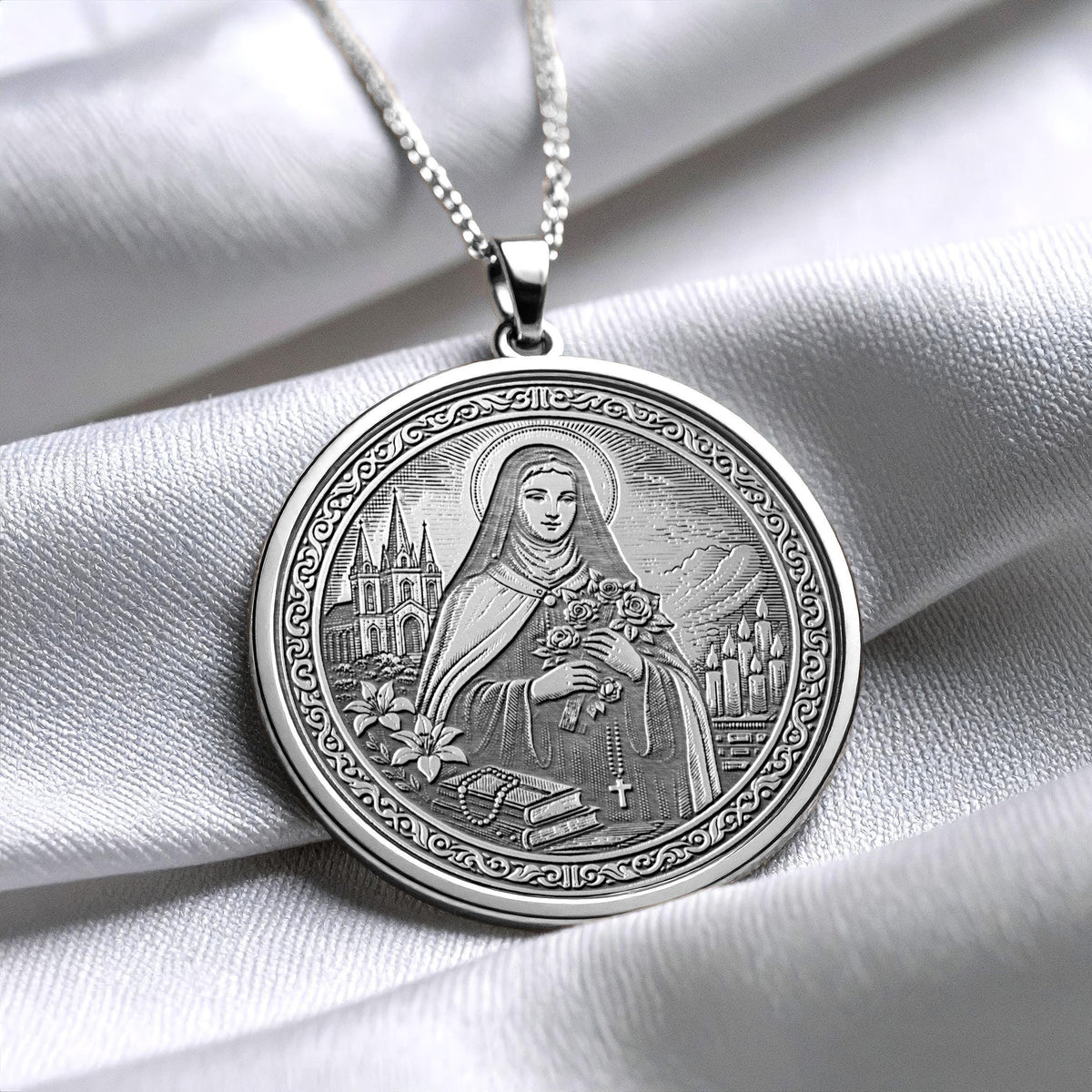 St. Therese of Lisieux Necklace – Pedant of Love Faith