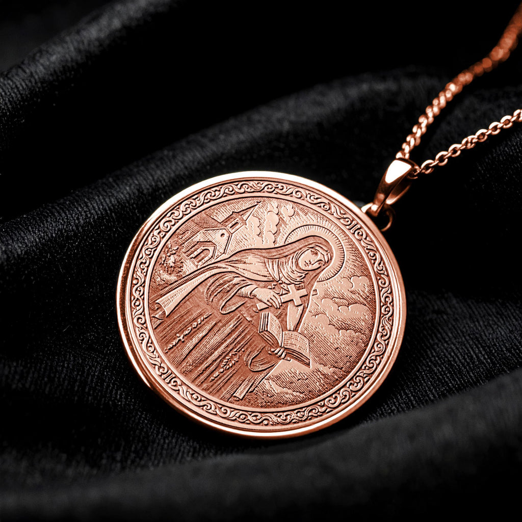 Saint Teresa of Ávila Pendant – Catholic Jewelry, Spiritual Gift
