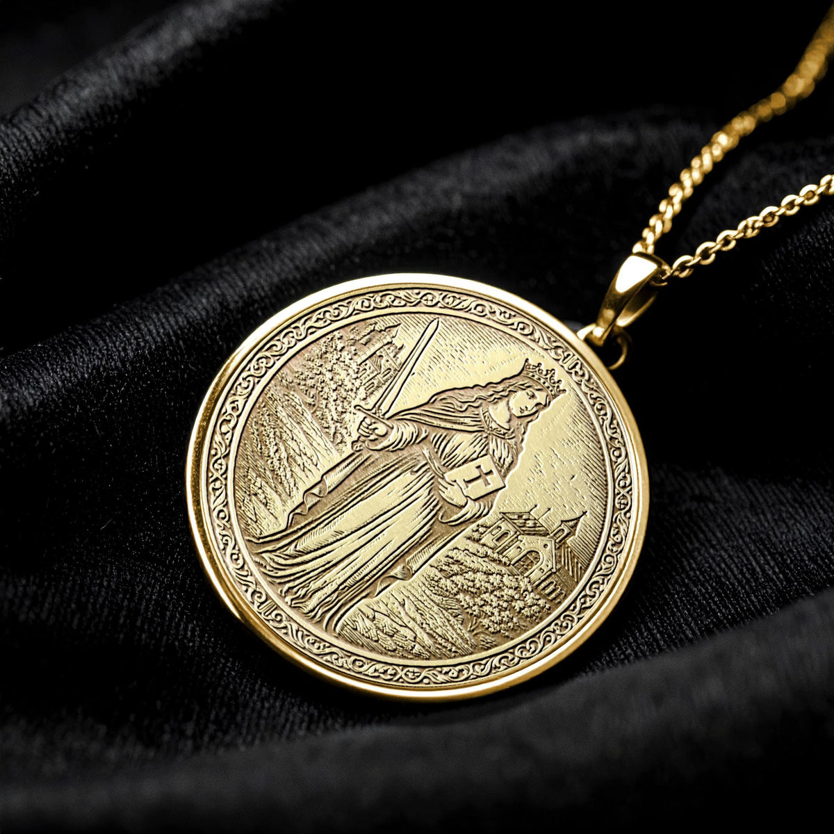 Saint Dymphna Necklace : Patron Saint of Mental Healing