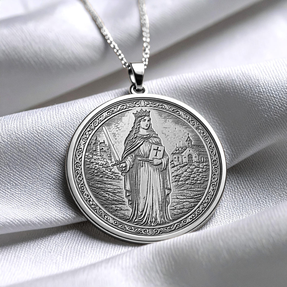 Saint Dymphna Necklace : Patron Saint of Mental Healing