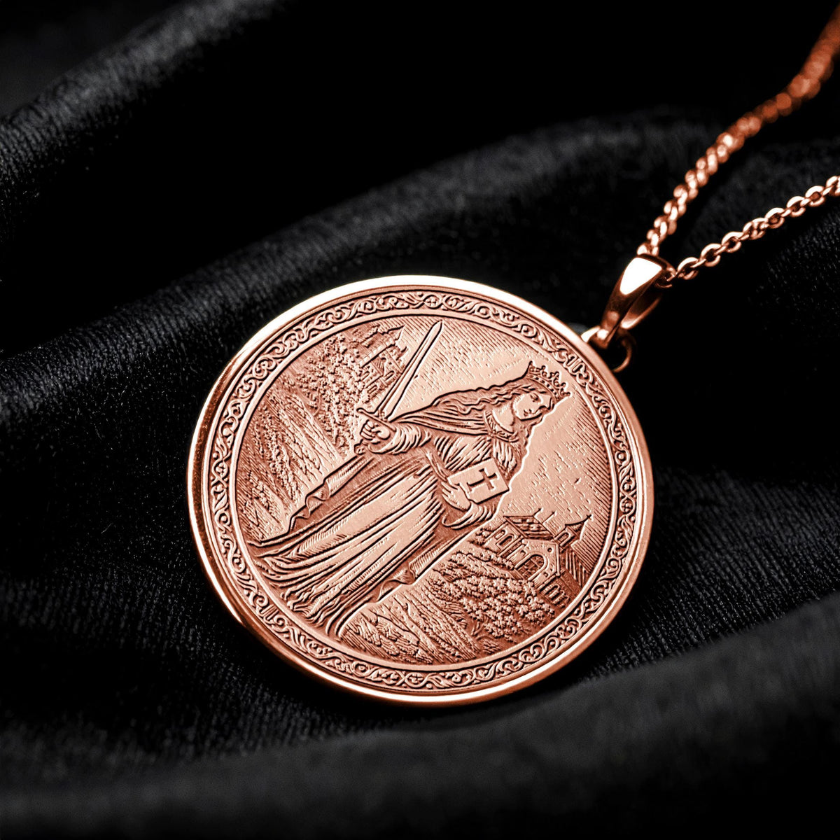 Saint Dymphna Necklace : Patron Saint of Mental Healing