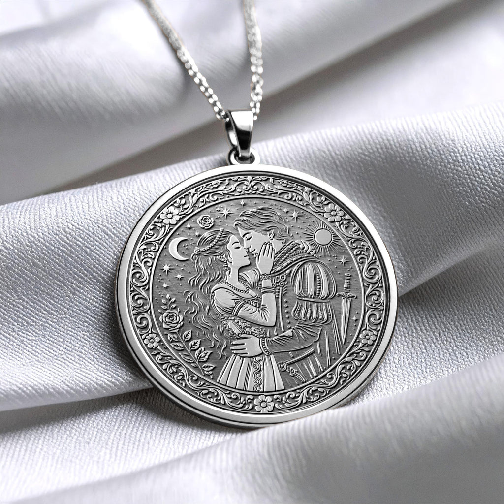 Romeo and Juliet Pendant Eternal Love Necklace