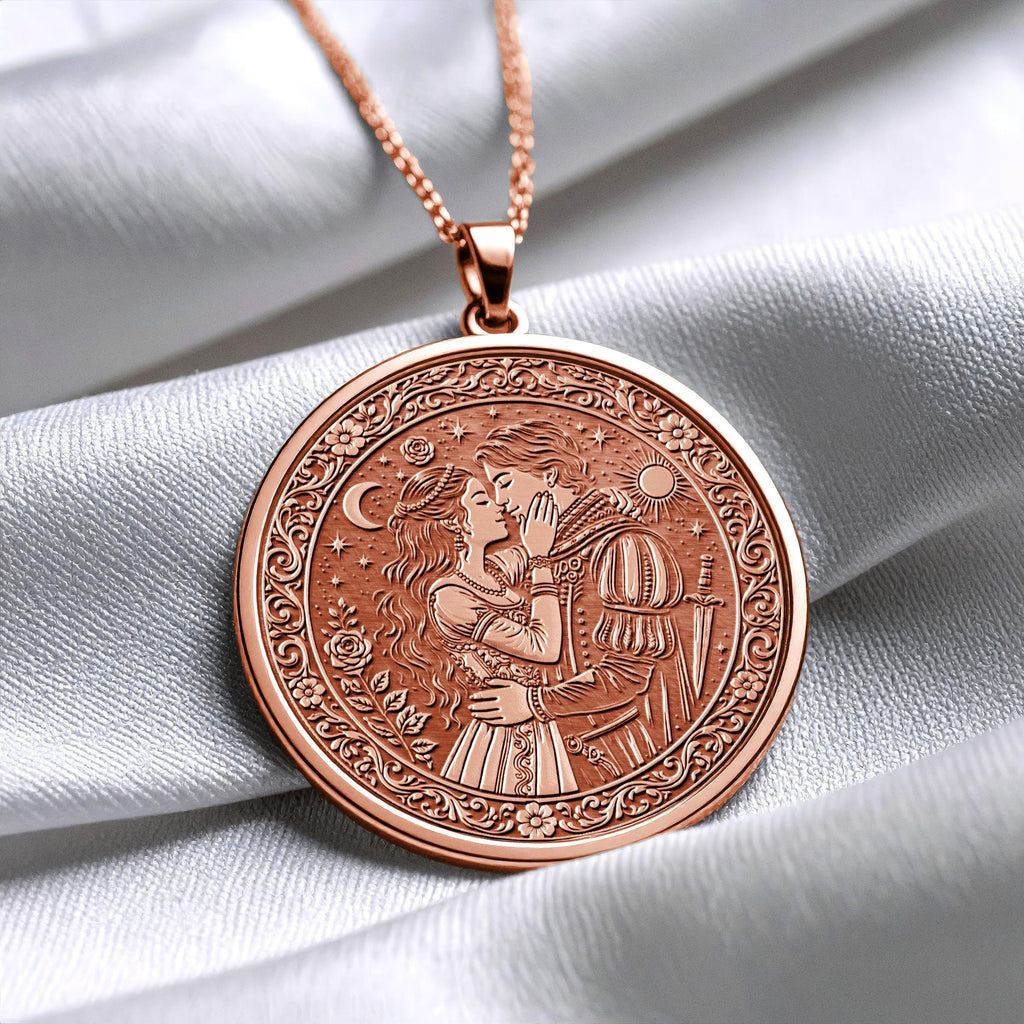 Romeo and Juliet Pendant Eternal Love Necklace