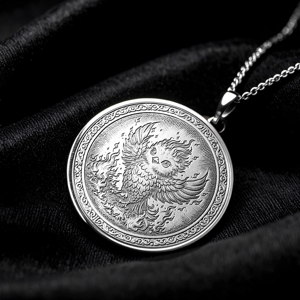 Baby Phoenix Necklace -Pendant Rebirth, Strength & Transformation