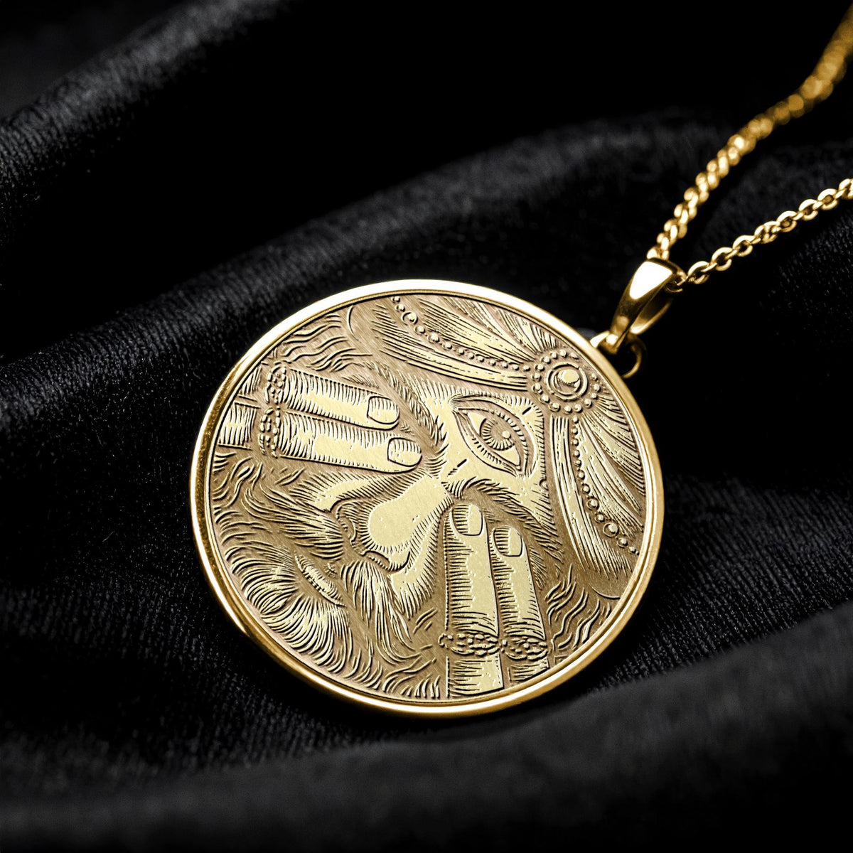 Third Eye Pendant Necklace - Pendant of Intuition, Protection & Spiritual Awakening