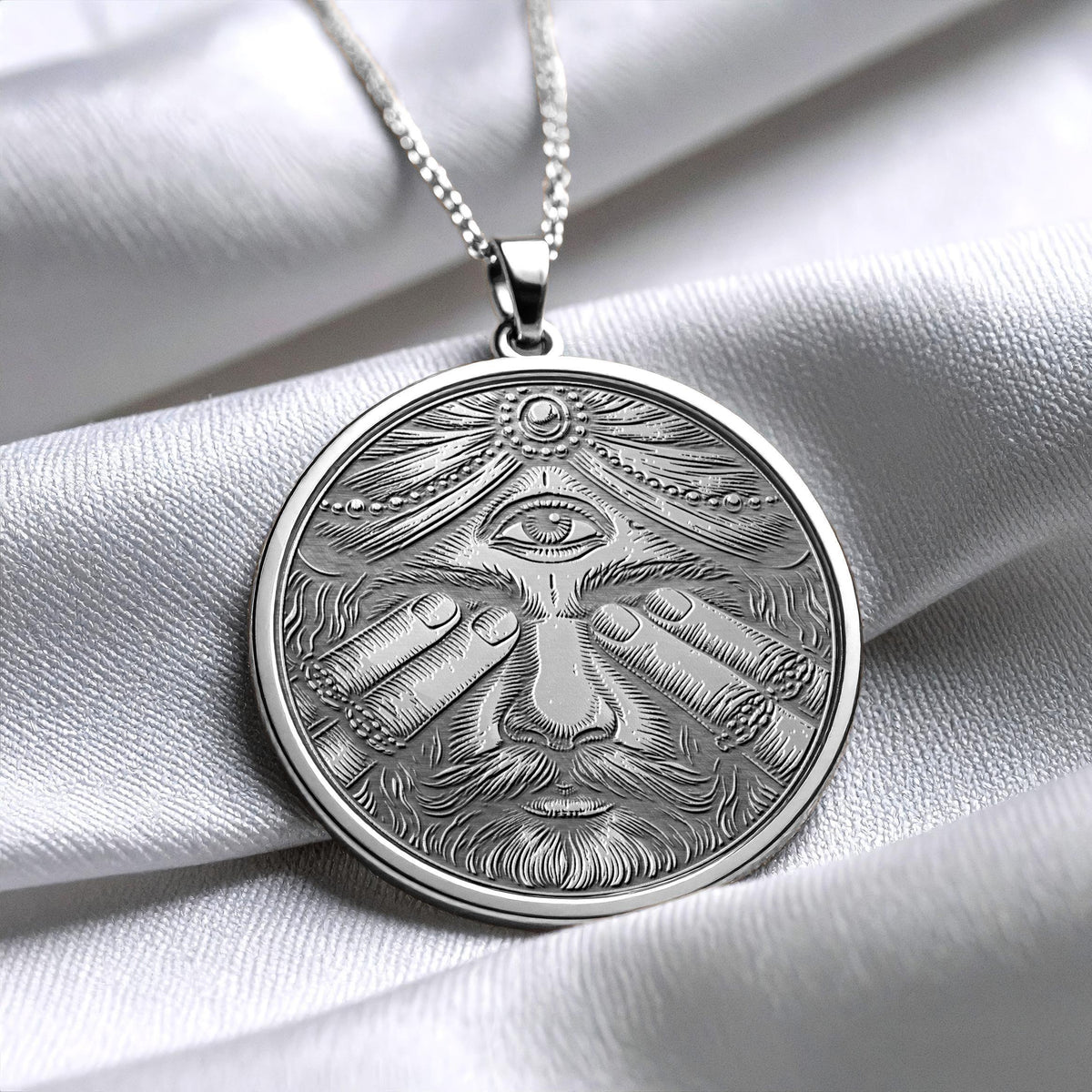 Third Eye Pendant Necklace - Pendant of Intuition, Protection & Spiritual Awakening