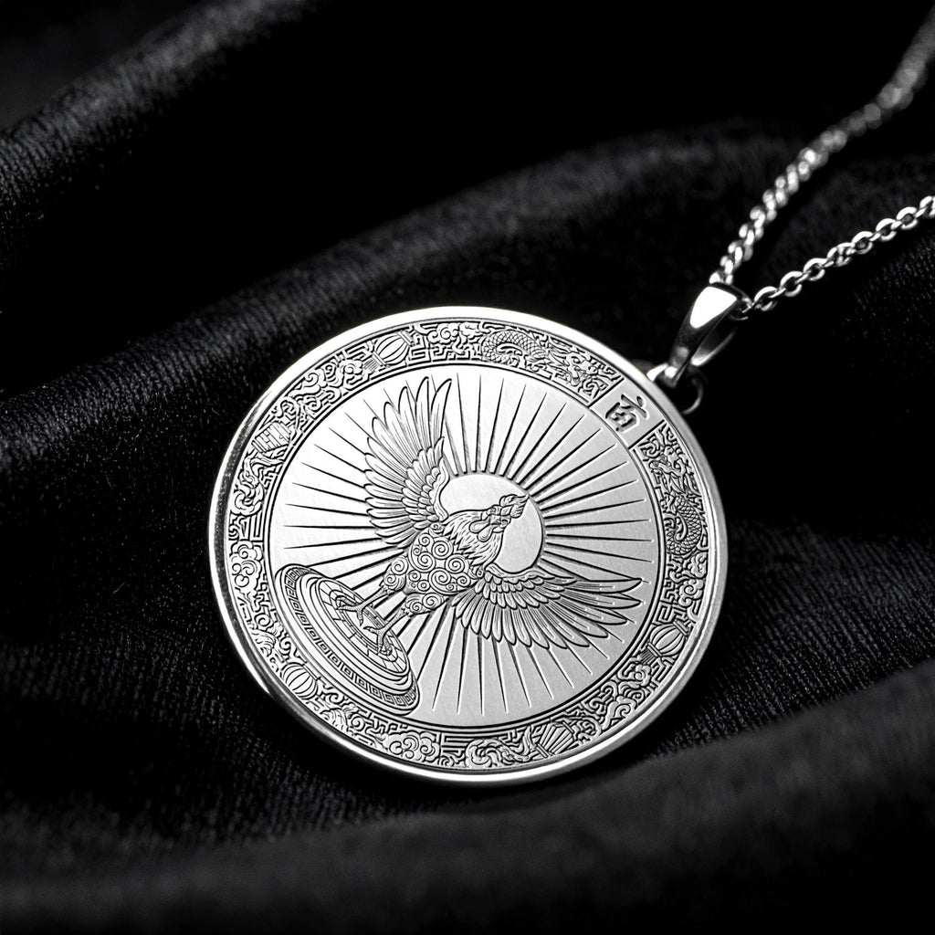 Year of the Monkey Chinese Zodiac Necklace -Pendant of Intelligence, Luck & Playful Energy