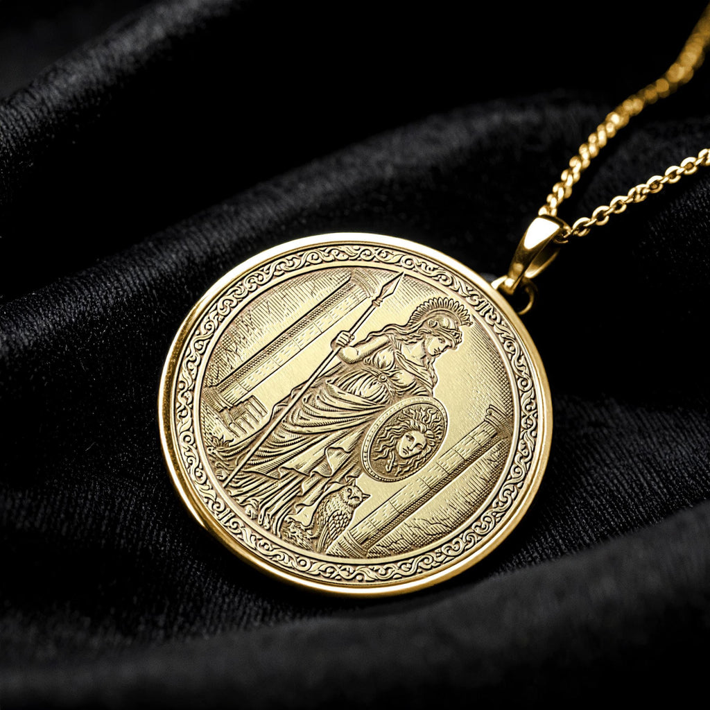 Minerva Goddess of Wisdom Power Pendant