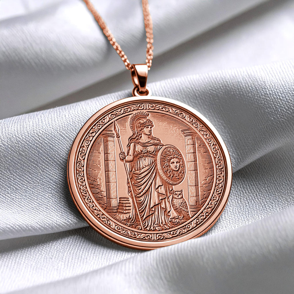 Minerva Goddess of Wisdom Power Pendant