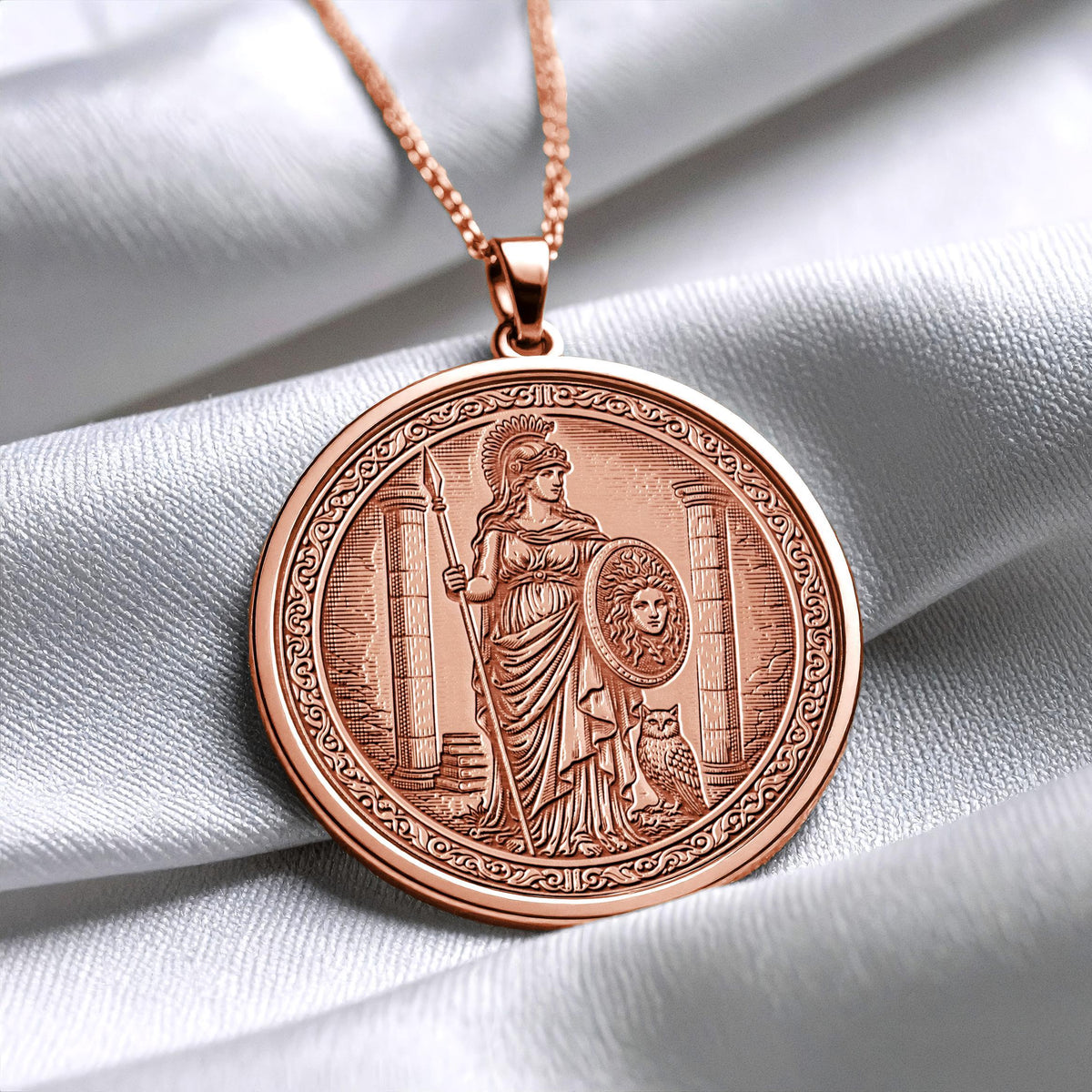 Minerva Goddess of Wisdom Power Pendant