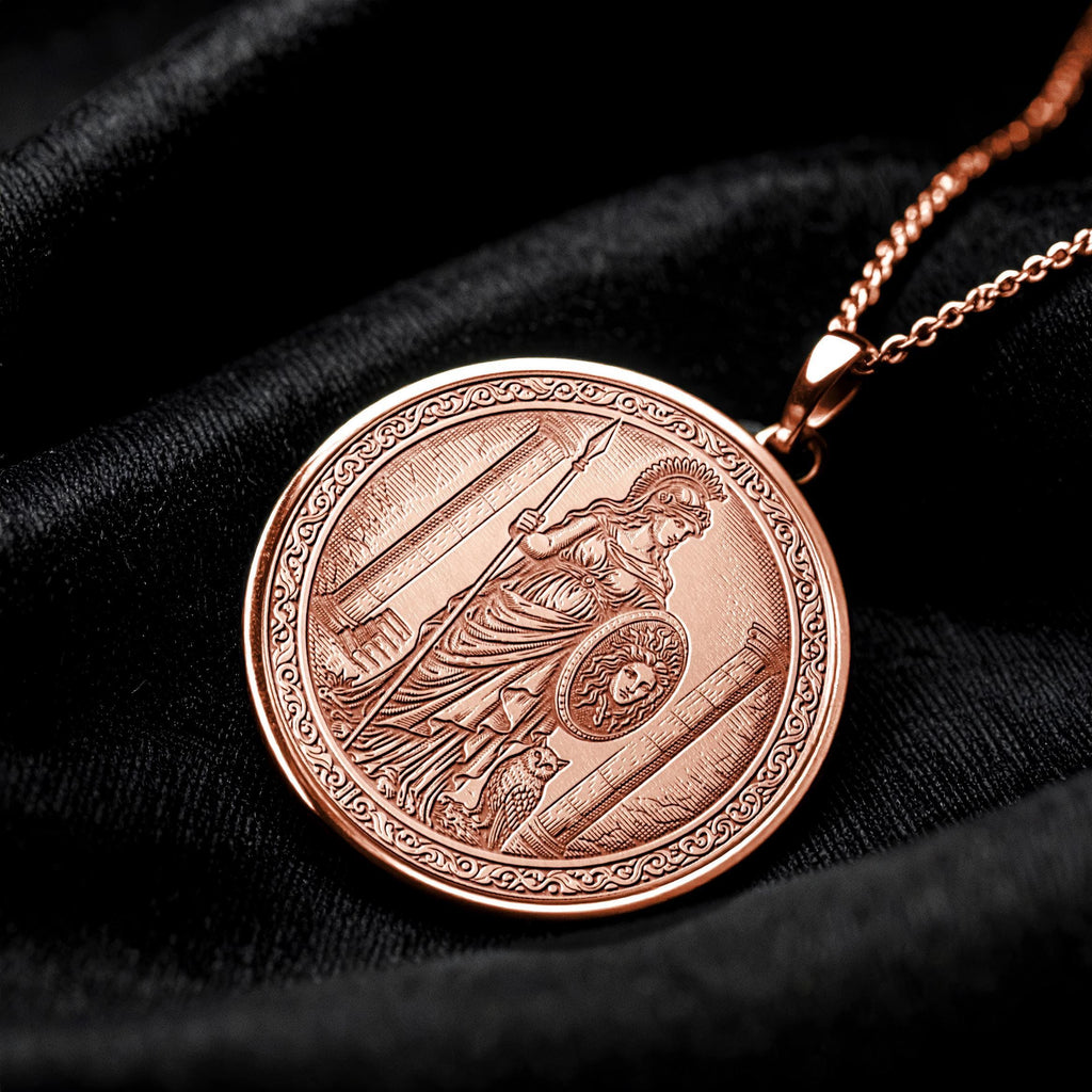 Minerva Goddess of Wisdom Power Pendant