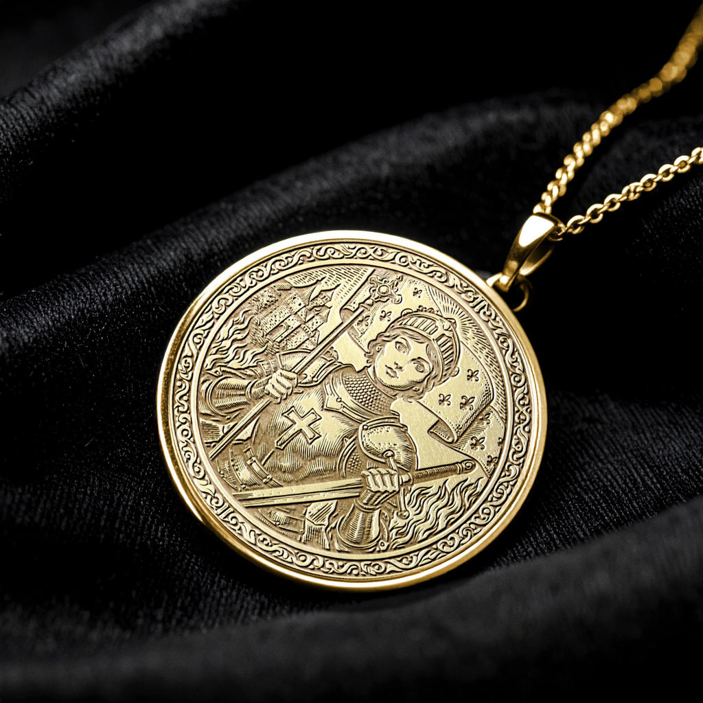 Joan of Arc Courage and Faith Pendant