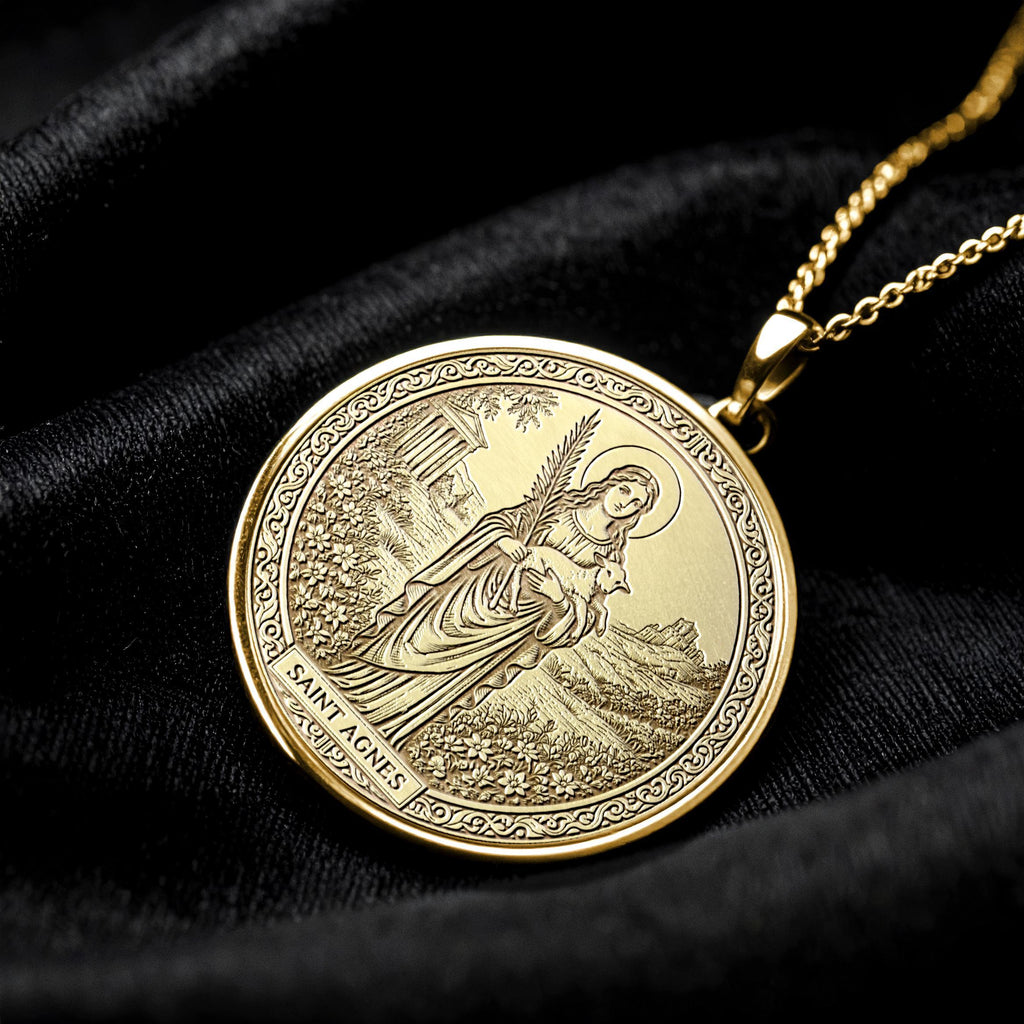 Saint Agnes Faith and Innocence Pendant