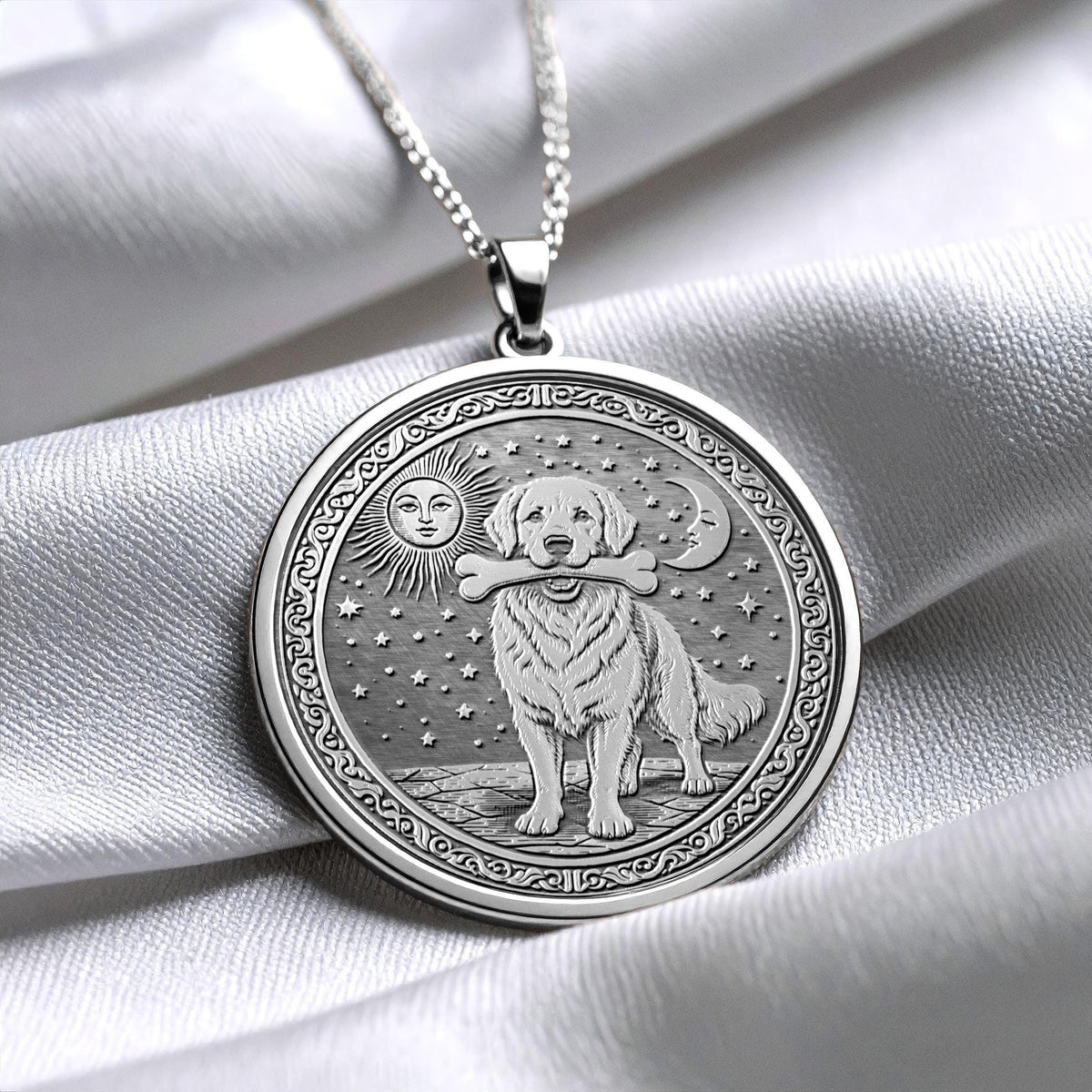 Golden Retriever Dog Lover Gift Necklace