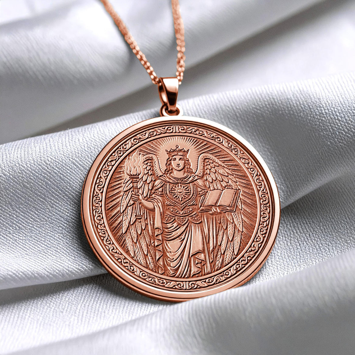 Archangel Jophiel Necklace - Pendant of Golden Wisdom