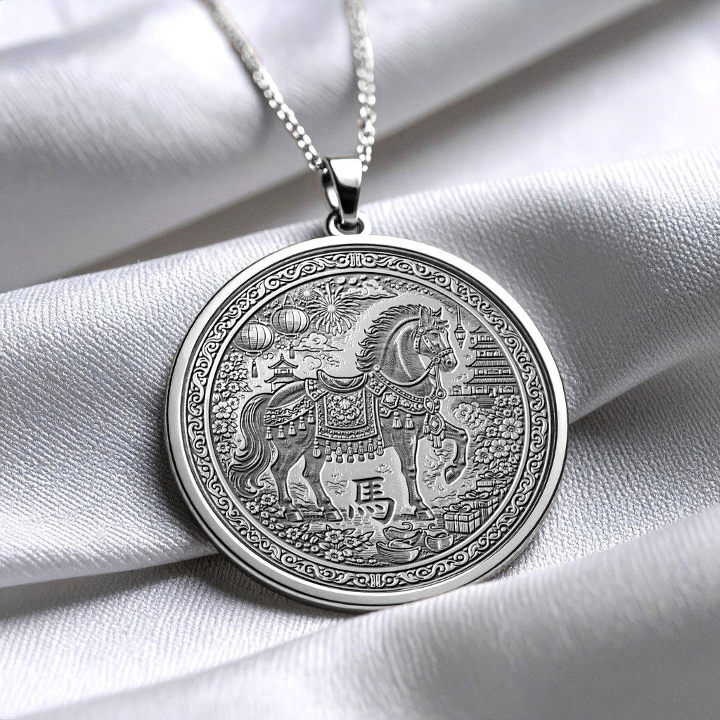 Lunar Year of the HorsePendant - Necklace of Freedom, Strength, and Unstoppable Momentum