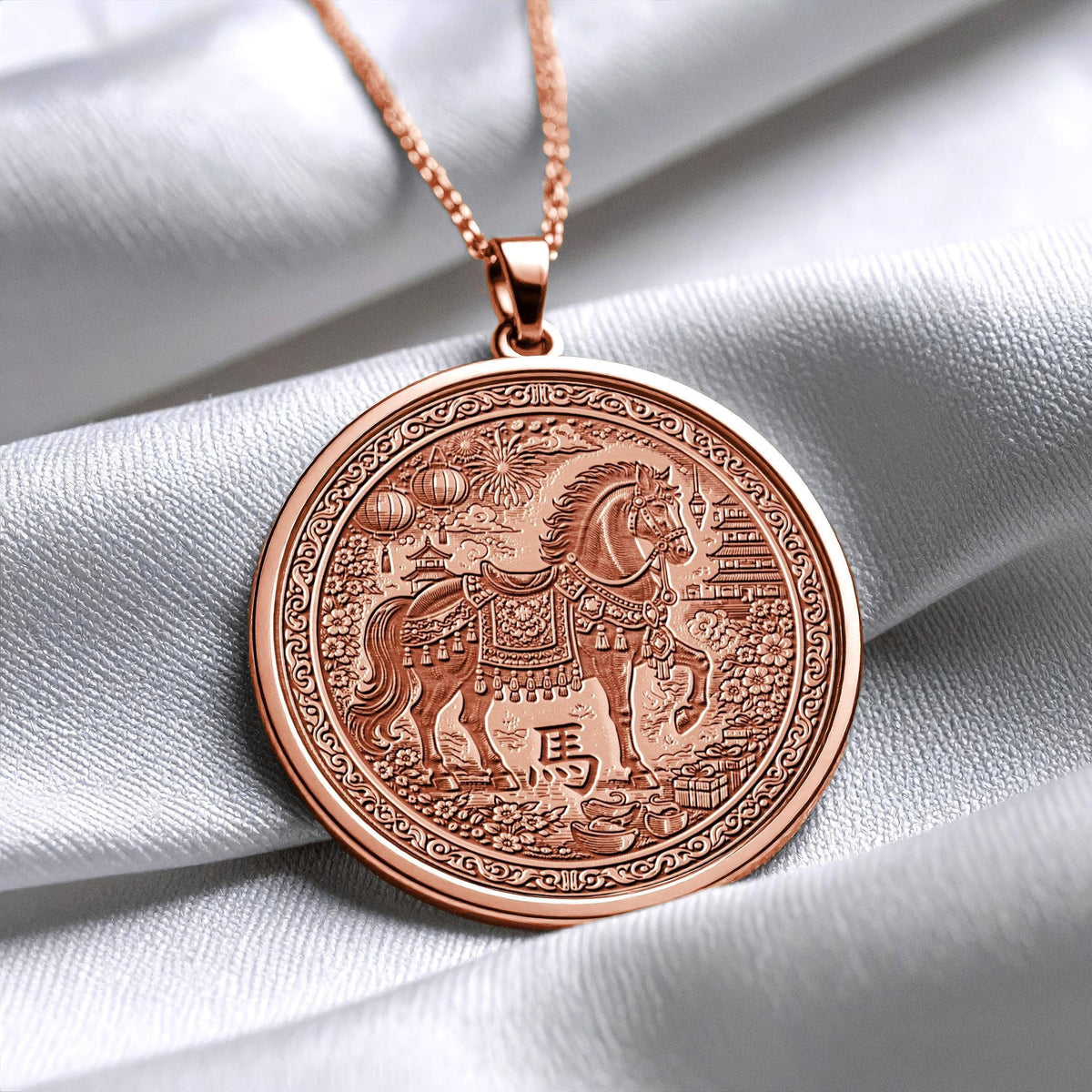 Lunar Year of the HorsePendant - Necklace of Freedom, Strength, and Unstoppable Momentum
