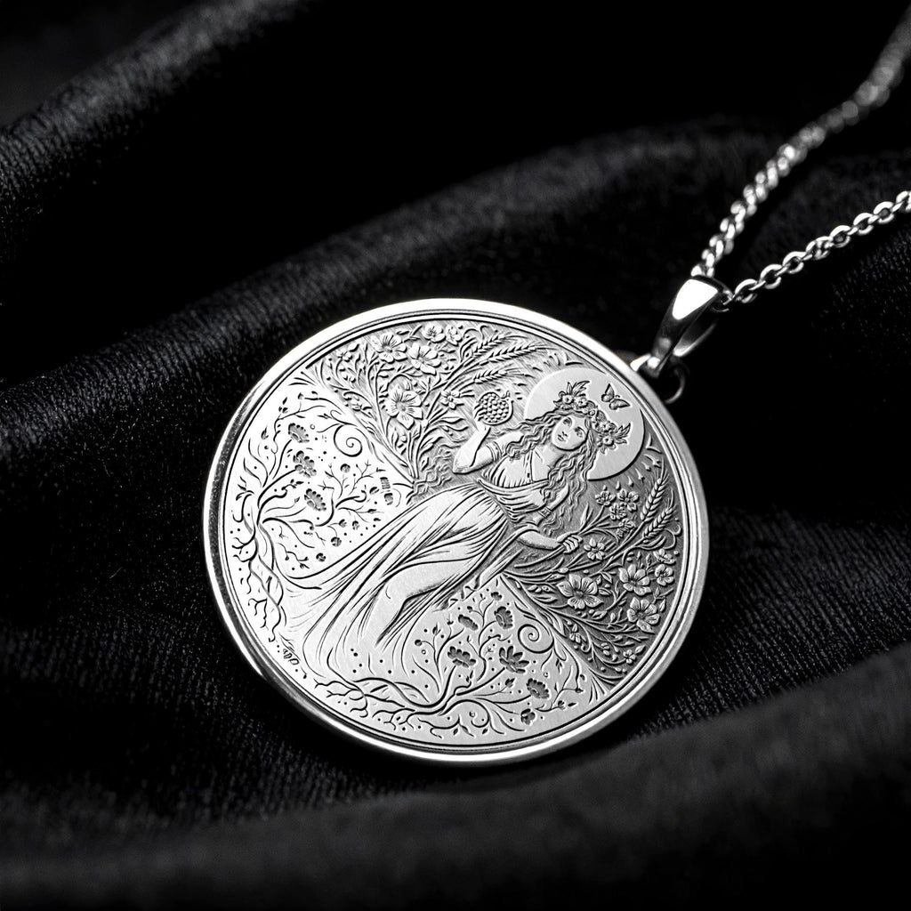 Persephone Necklace – Goddess of Rebirth and the Underworld