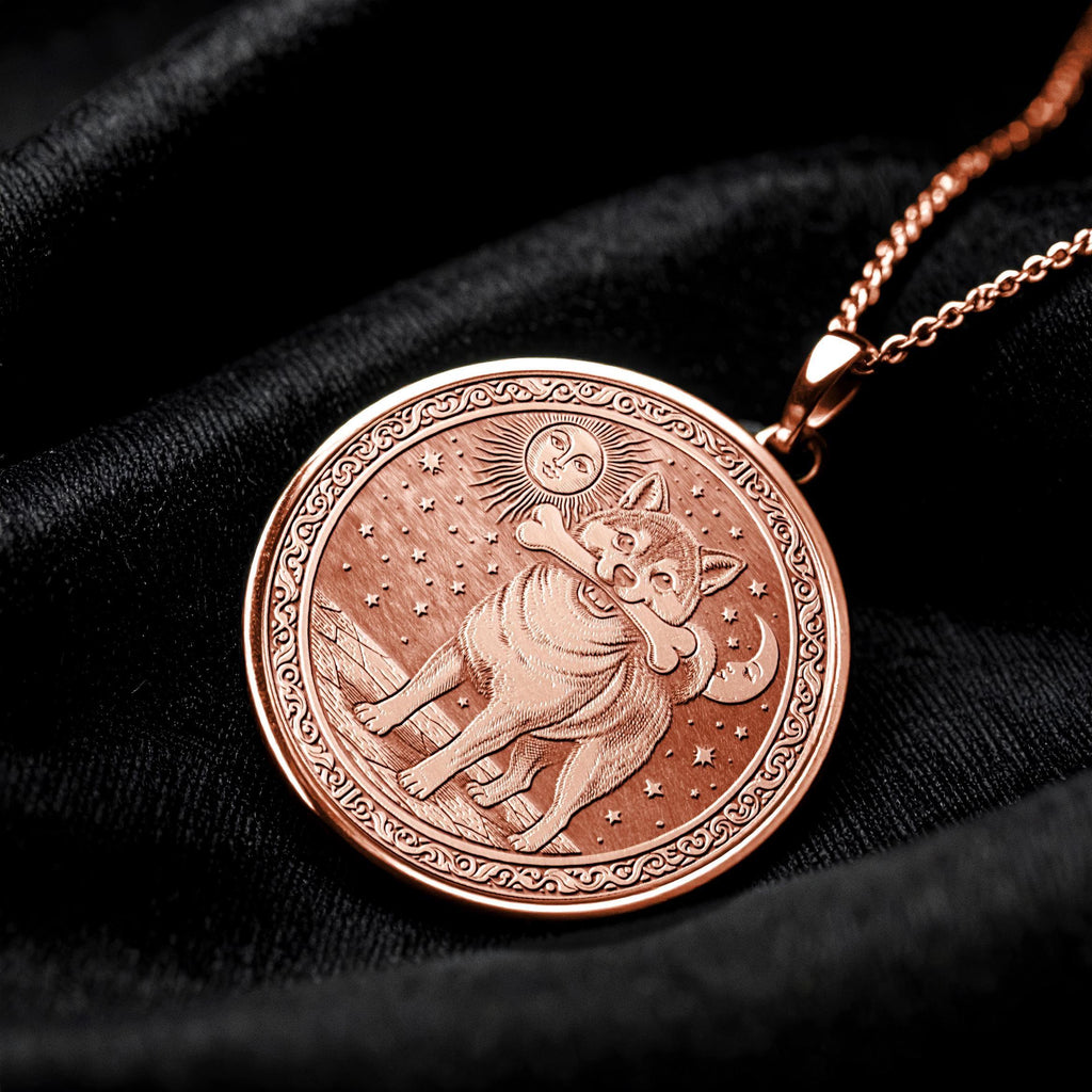 Shiba Inu Necklace - Pendant of Strength, Spirit, Loyal Heart