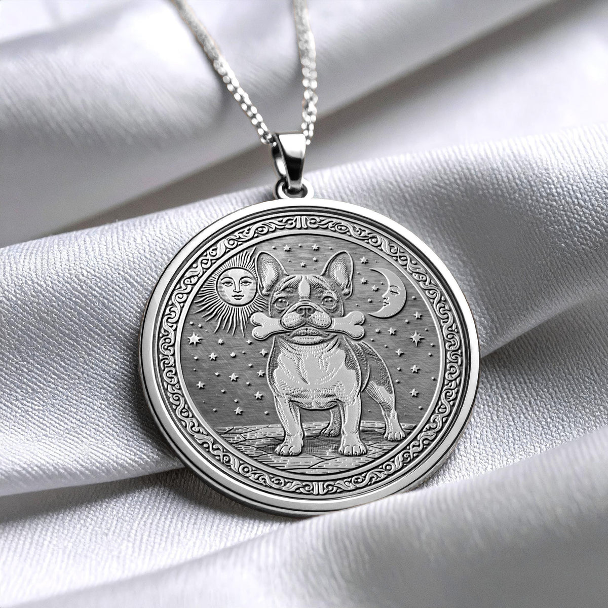 French Bulldog Lover Pendant Necklace Gift