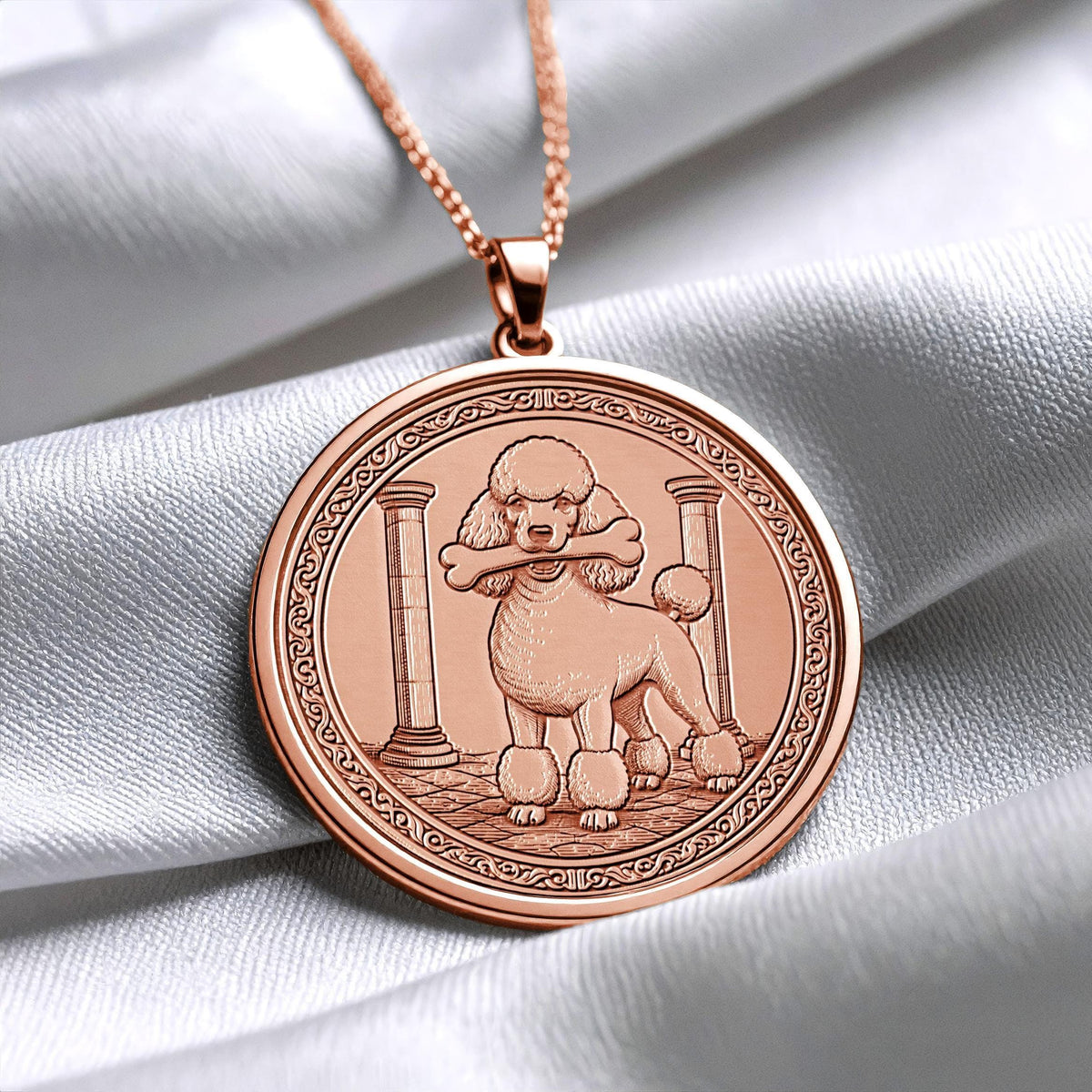 Elegant Poodle Pendant for Dog Lovers