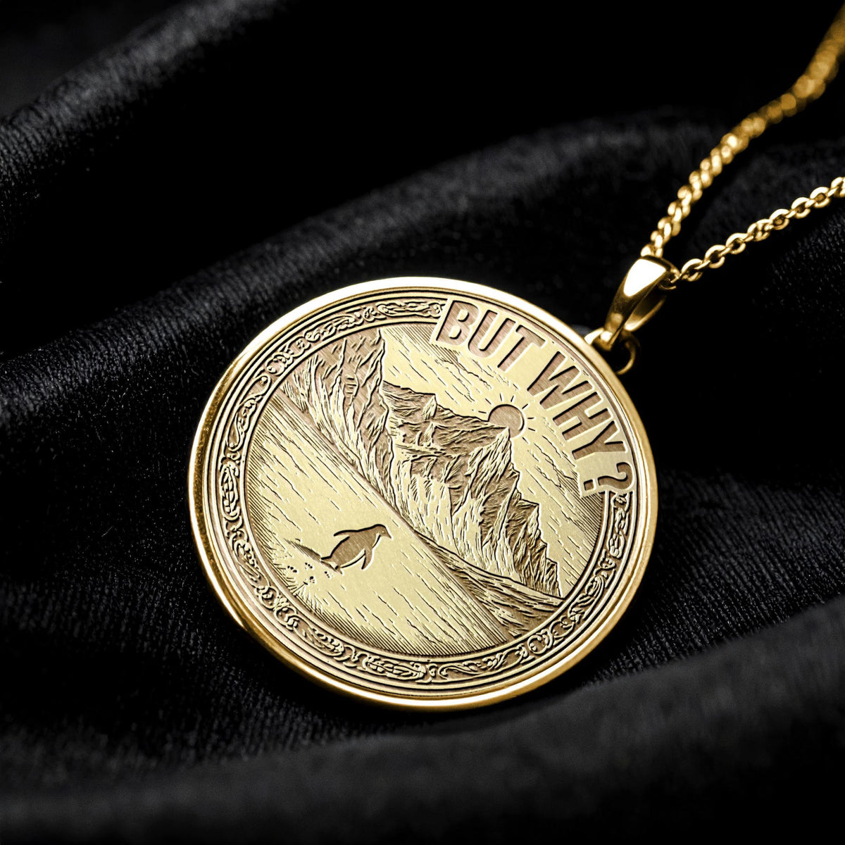 Nihilist Penguin Pendant