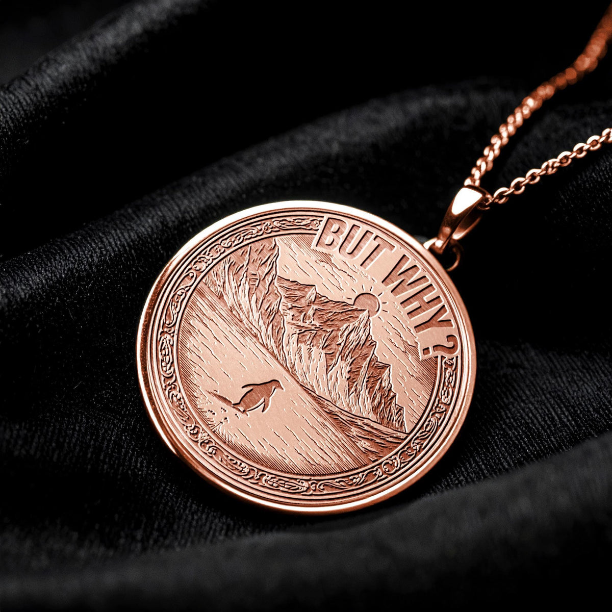 Nihilist Penguin Pendant