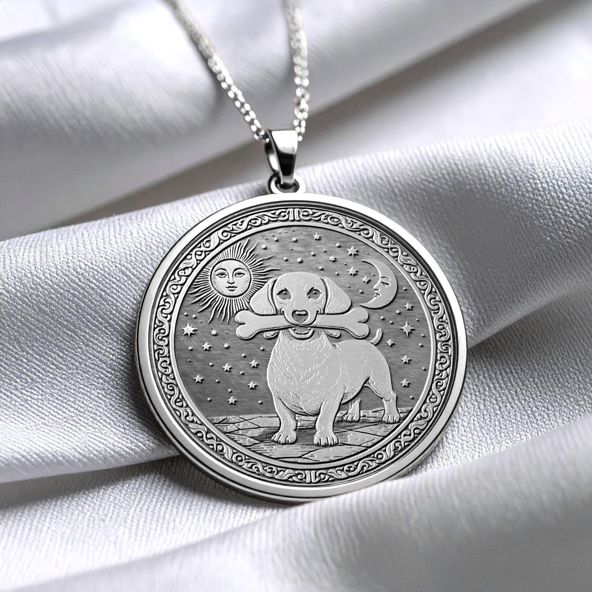 Dachshund Pendant - Necklace of Loyalty and Courage