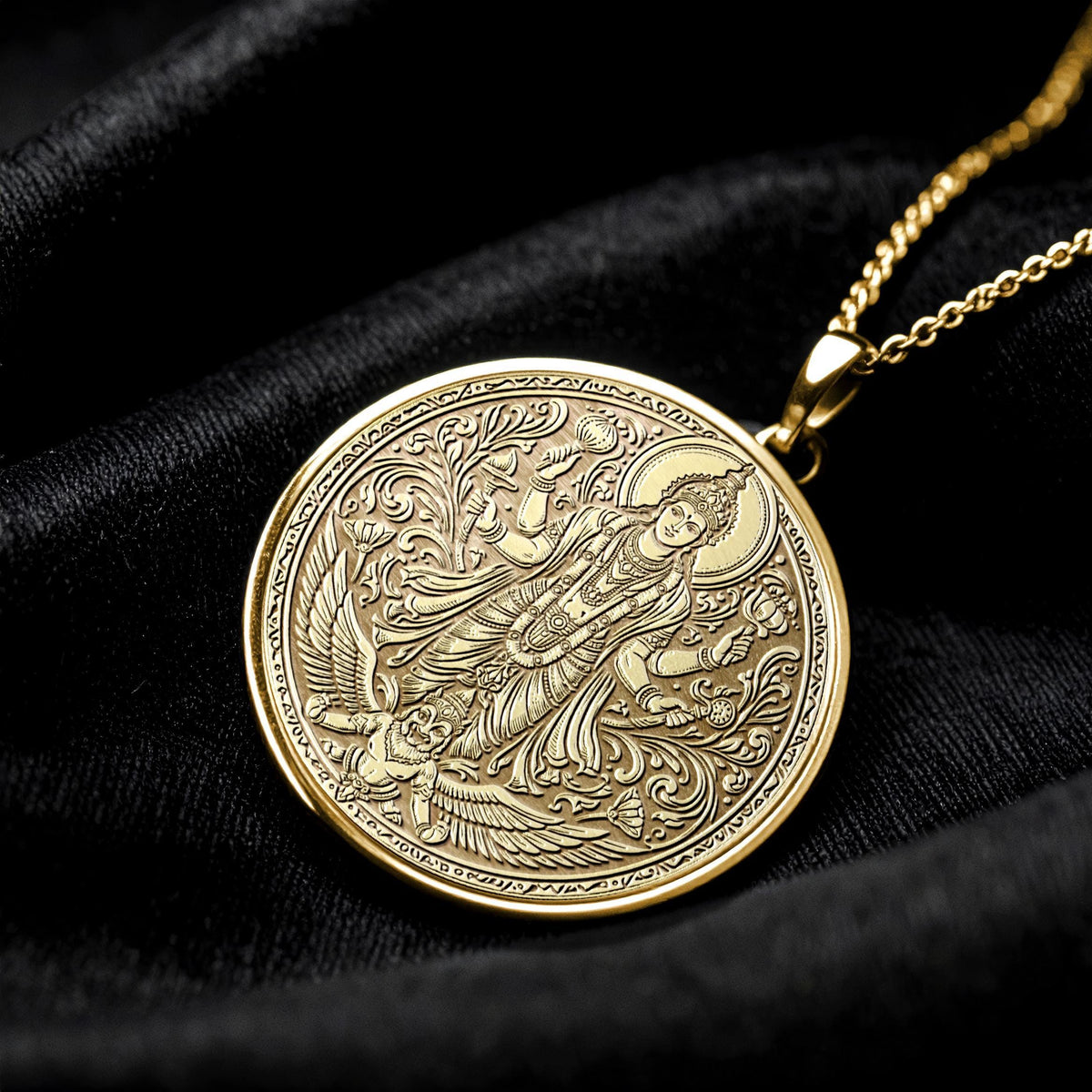 Lord Vishnu Divine Protection Spiritual Pendant
