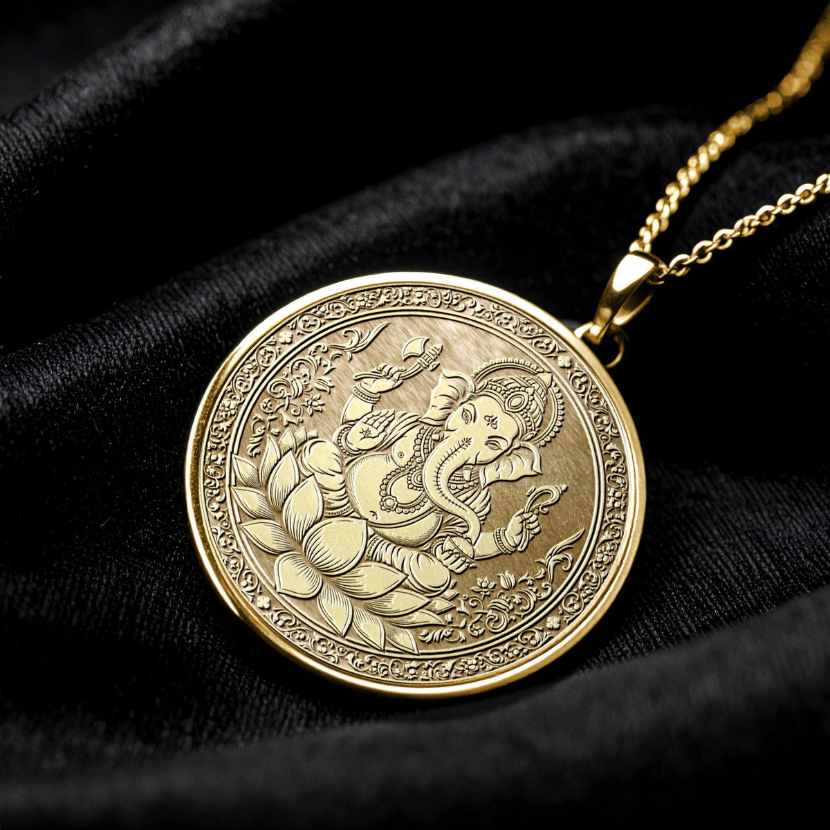 Ganesha Necklace – Hindu God Pendant for Wisdom, Protection and Spiritual Growth