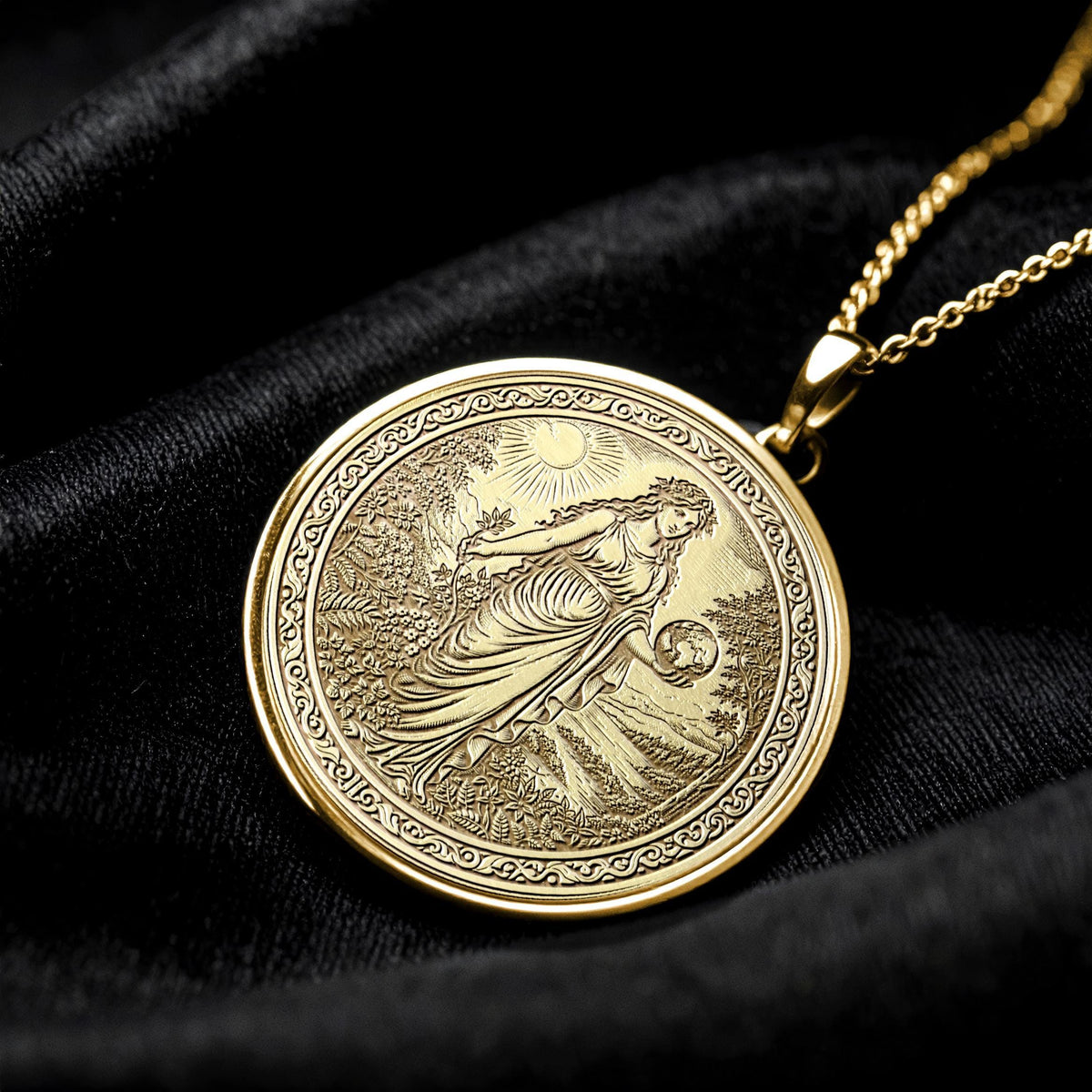 Gaia Necklace – Pendant of Feminine Earth Power